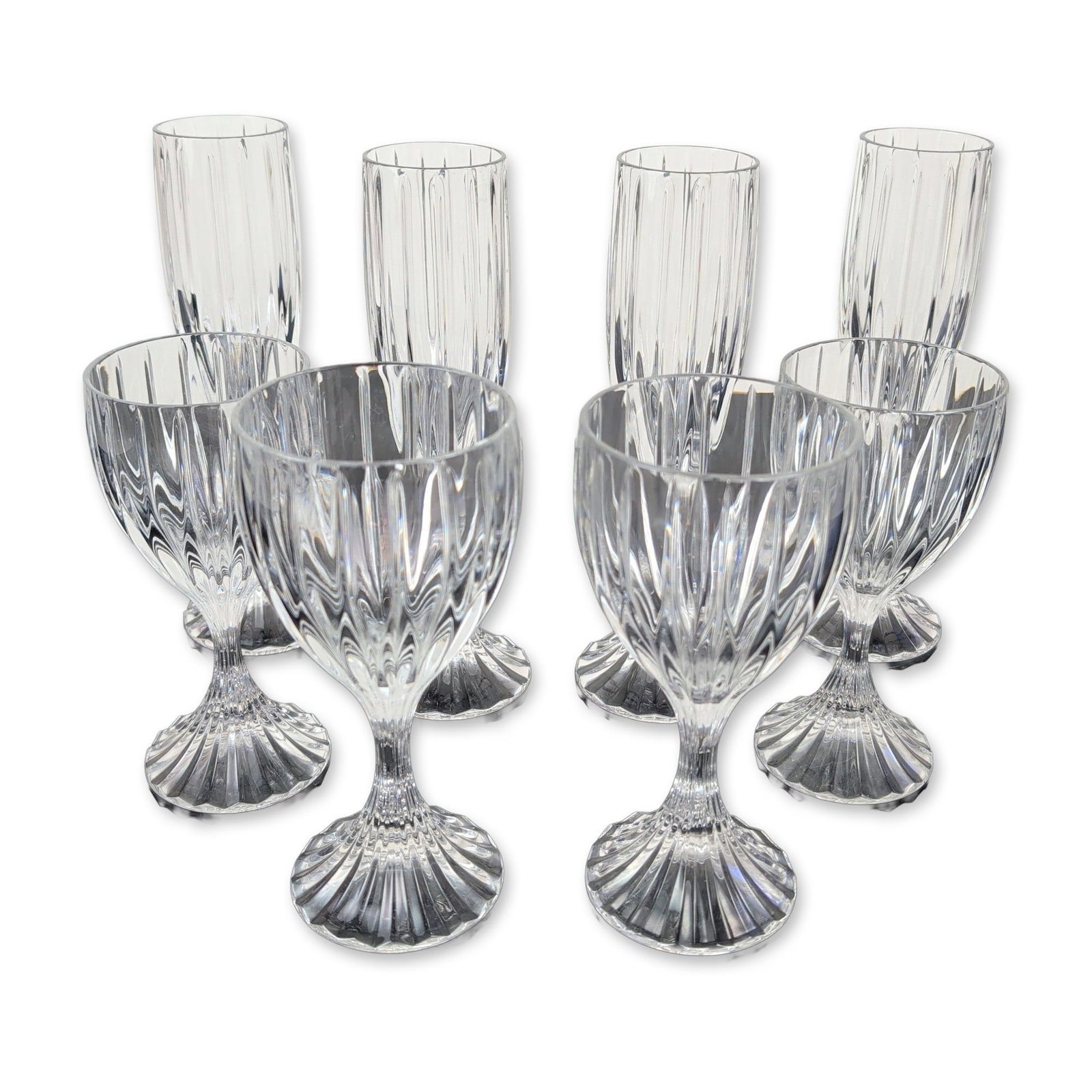 8pc Mikasa Park Lane Crystal Stemware (1 of 4)