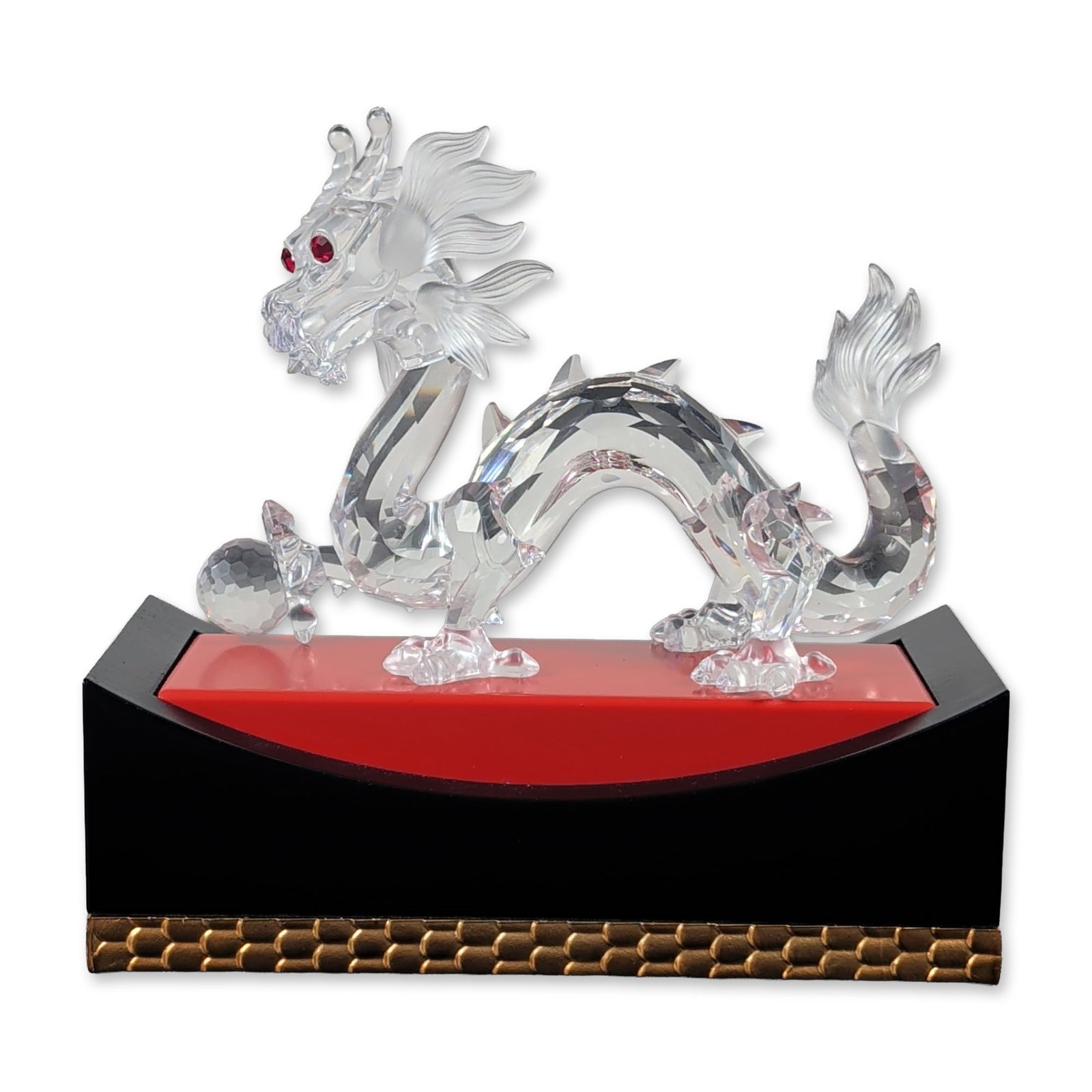Swarovski Crystal The Dragon Figurine with Stand (1 of 6)
