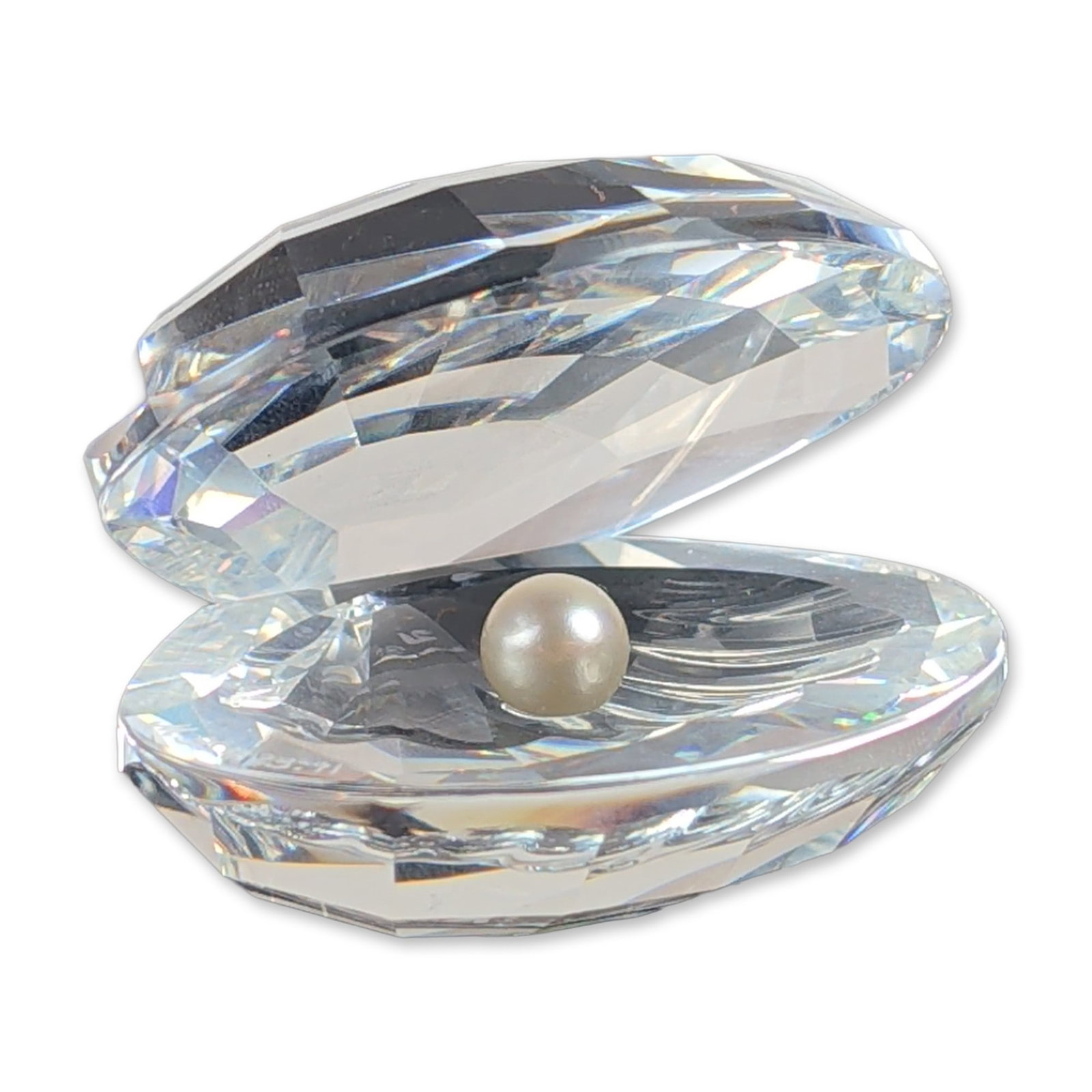 Swarovski Crystal Figurine Clam Shell with Pearl (1 of 7)