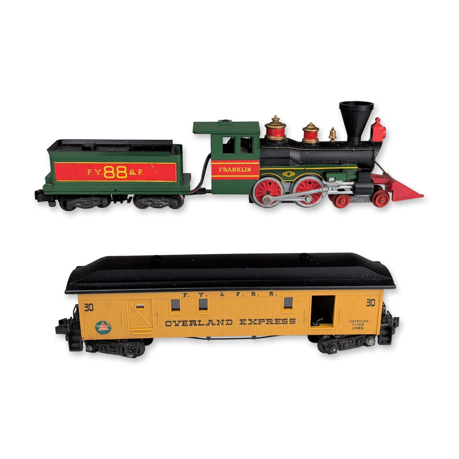 Two American Flyer Frontiersman S-Gauge Trains (1 of 4)