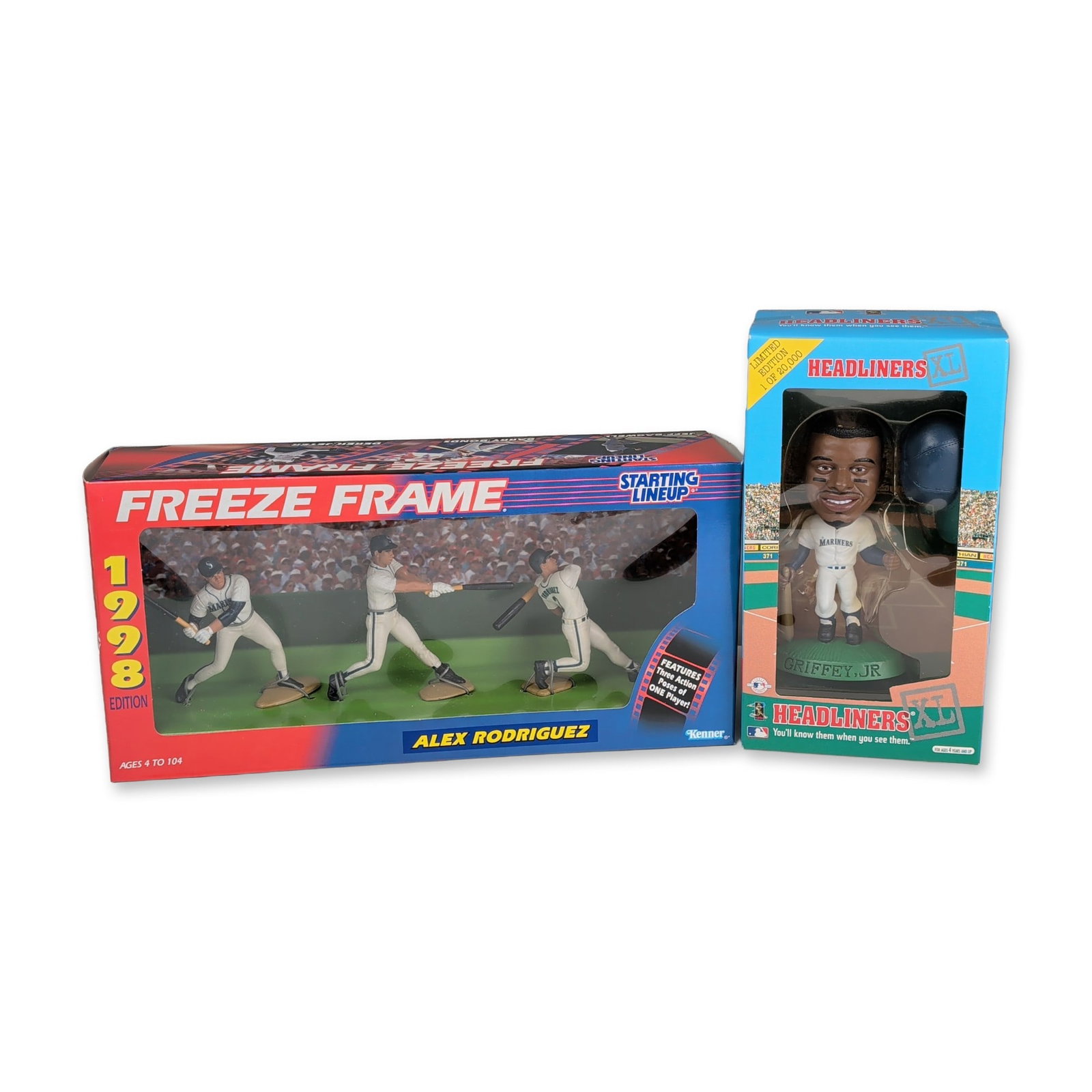 2pc 1998 Seattle Mariners MLB Collectible Figurine and Bobblehead (1 of 3)
