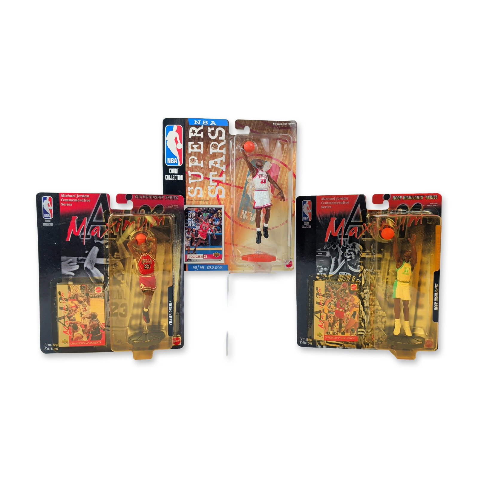 3pc Mattel Michael Jordan Action Figures (1 of 6)