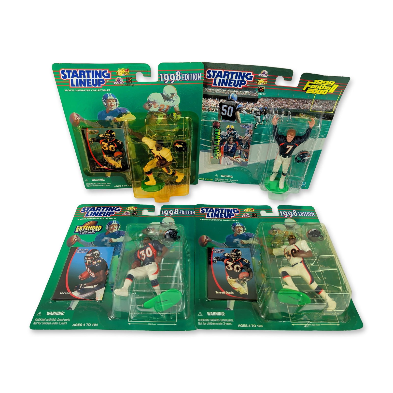 4pc Kenner NFL Starting Lineup Denver Broncos Figurines (1 of 7)