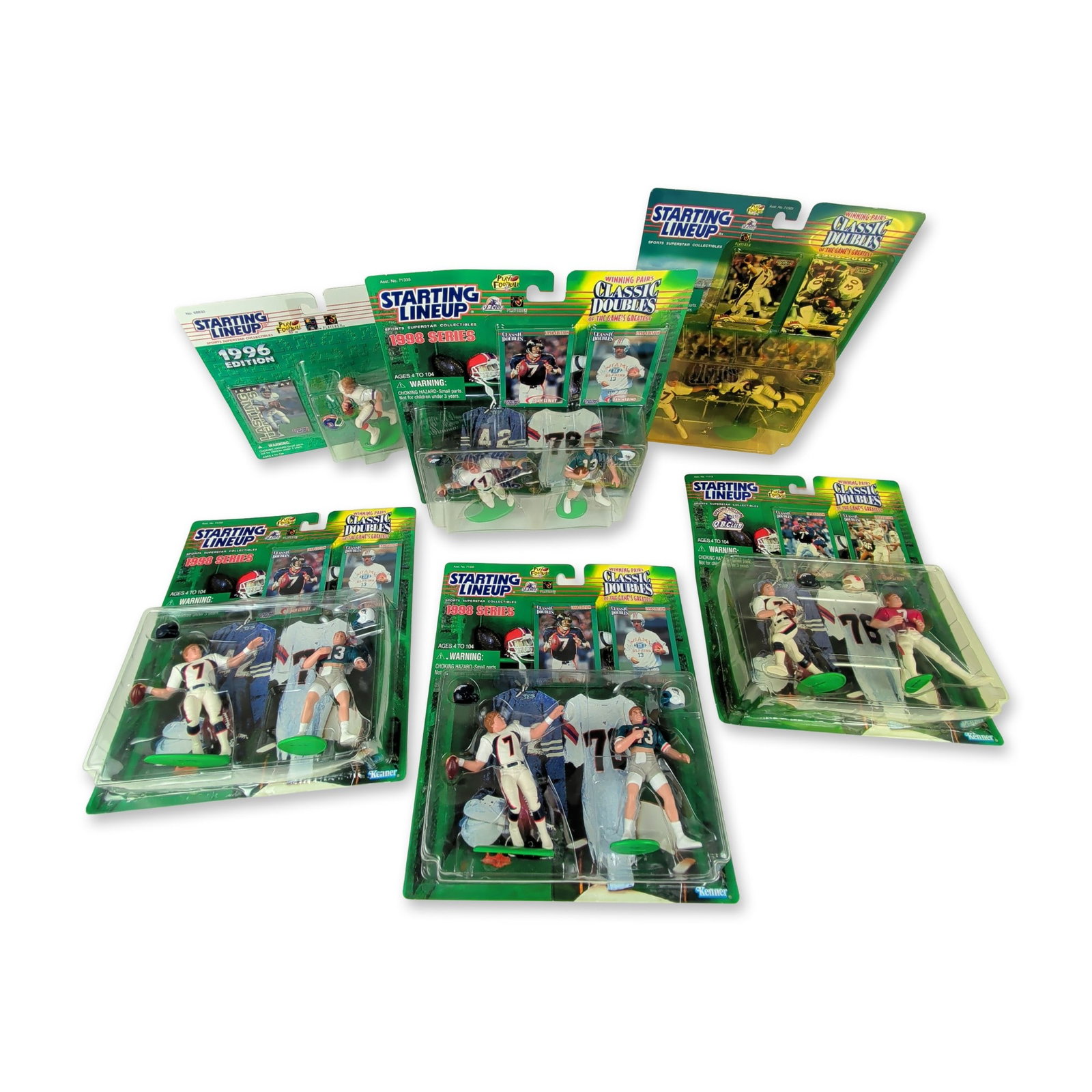 6pc Kenner Starting Lineup NFL Action Figure Sets (1 of 7)