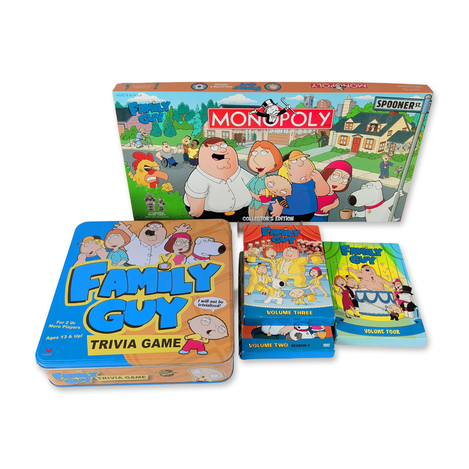 5pc Family Guy Games and DVD Sets (1 of 5)