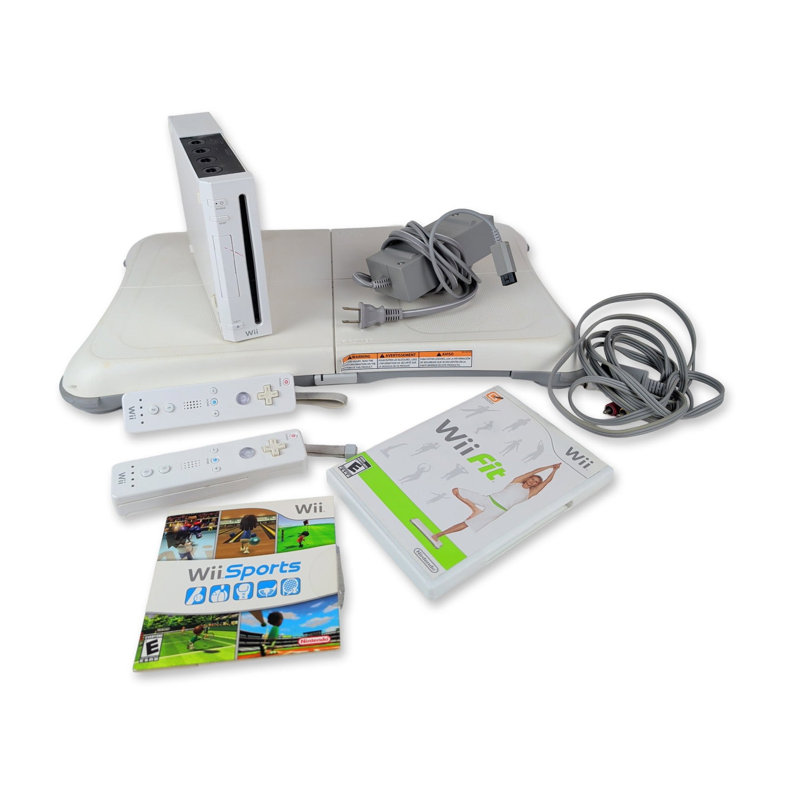 Nintendo Wii RVL-001 Console and Balance Board Bundle (1 of 3)
