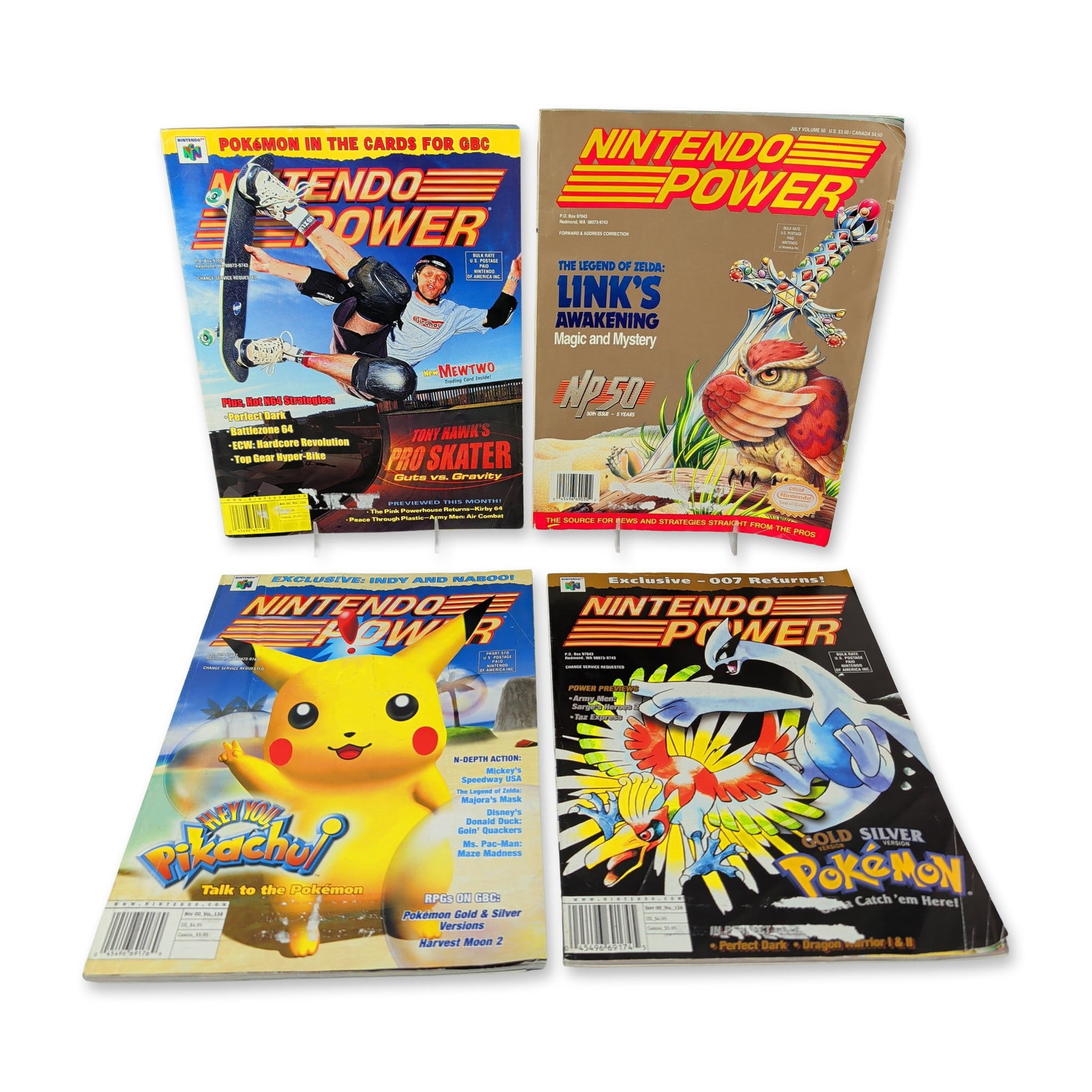 4pc Vintage Nintendo Power Magazines (1 of 4)