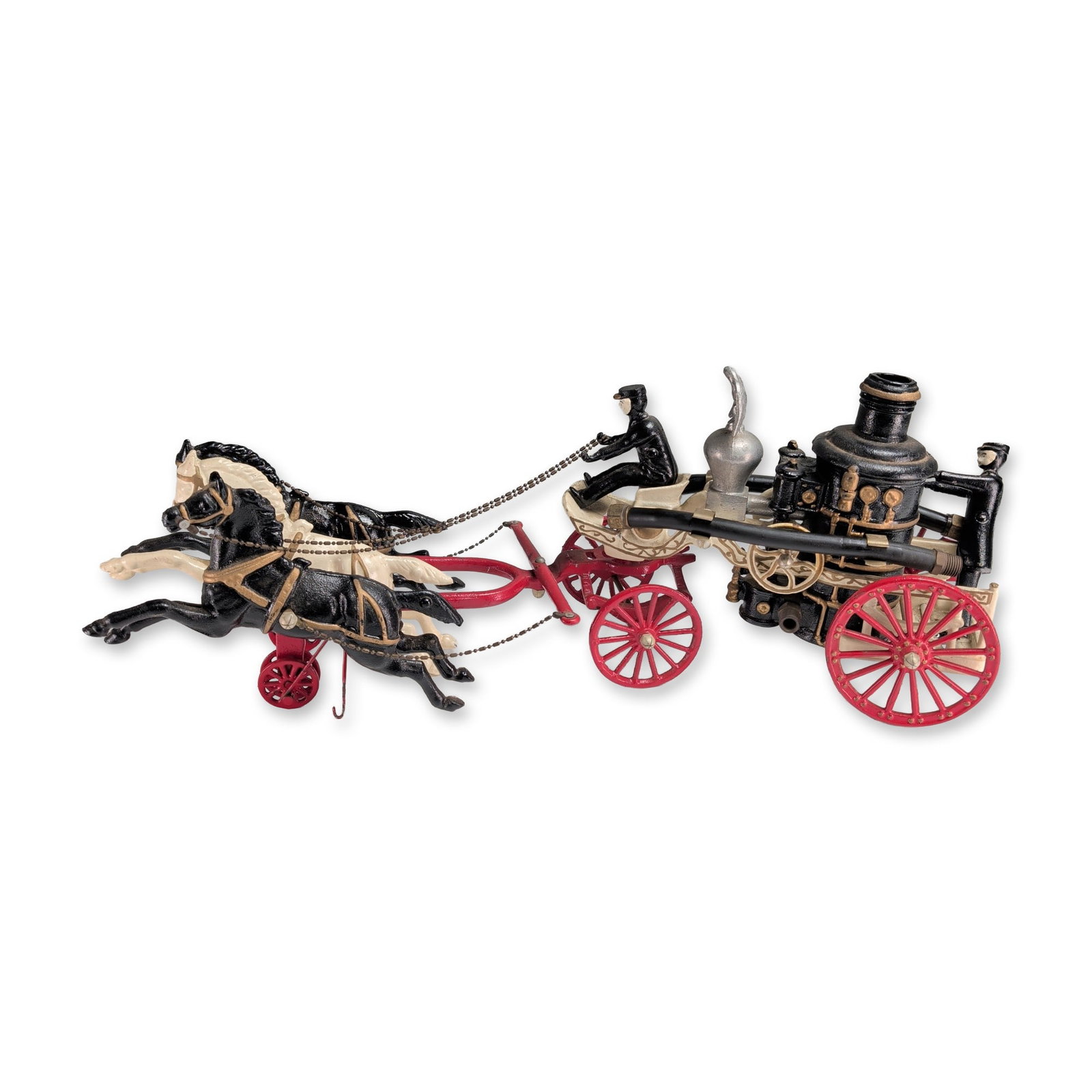 Three-Horse Drawn Steam Fire Engine Toy (1 of 3)