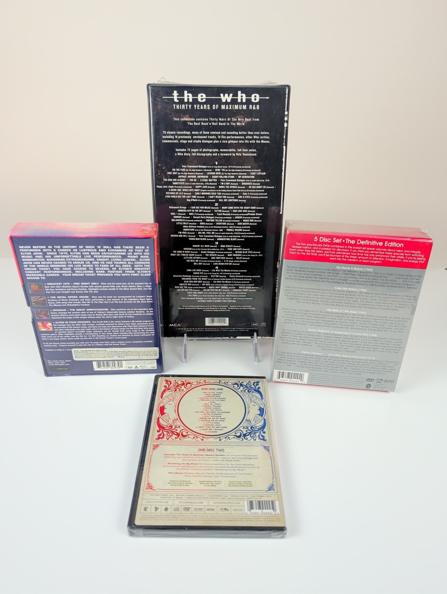 4pc Collection CD and DVD Box Sets - 2