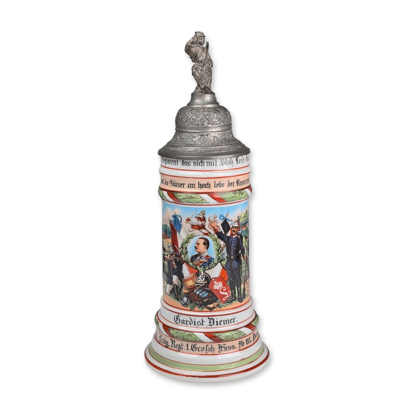 Imperial German Hessian Guard Regiment Reservist Stein (1 of 5)