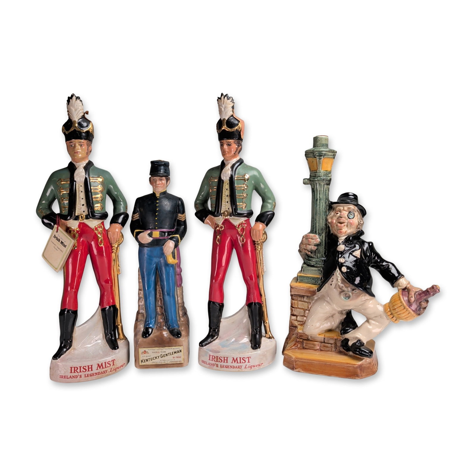 4pc Group of Figural Ceramic Liquor Decanters (1 of 6)