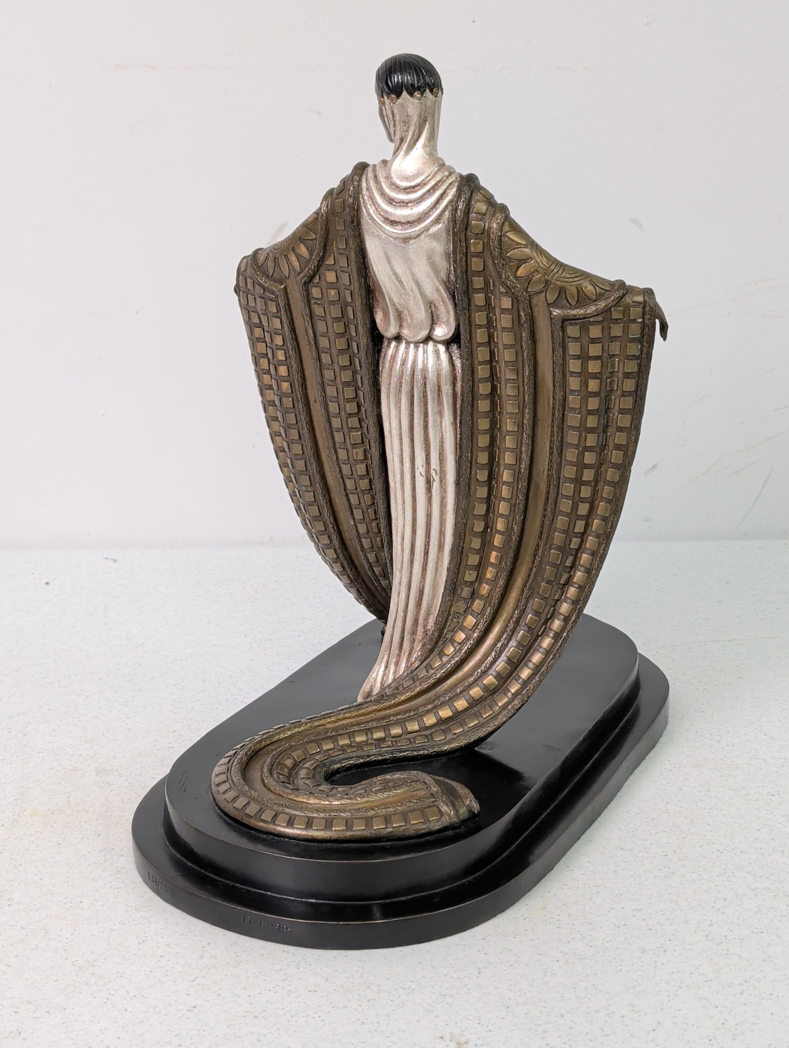 Erte (Russian/French, 1892-1990), Art Deco Polychrome Bronze Sculpture, Signed & Numbered - 2
