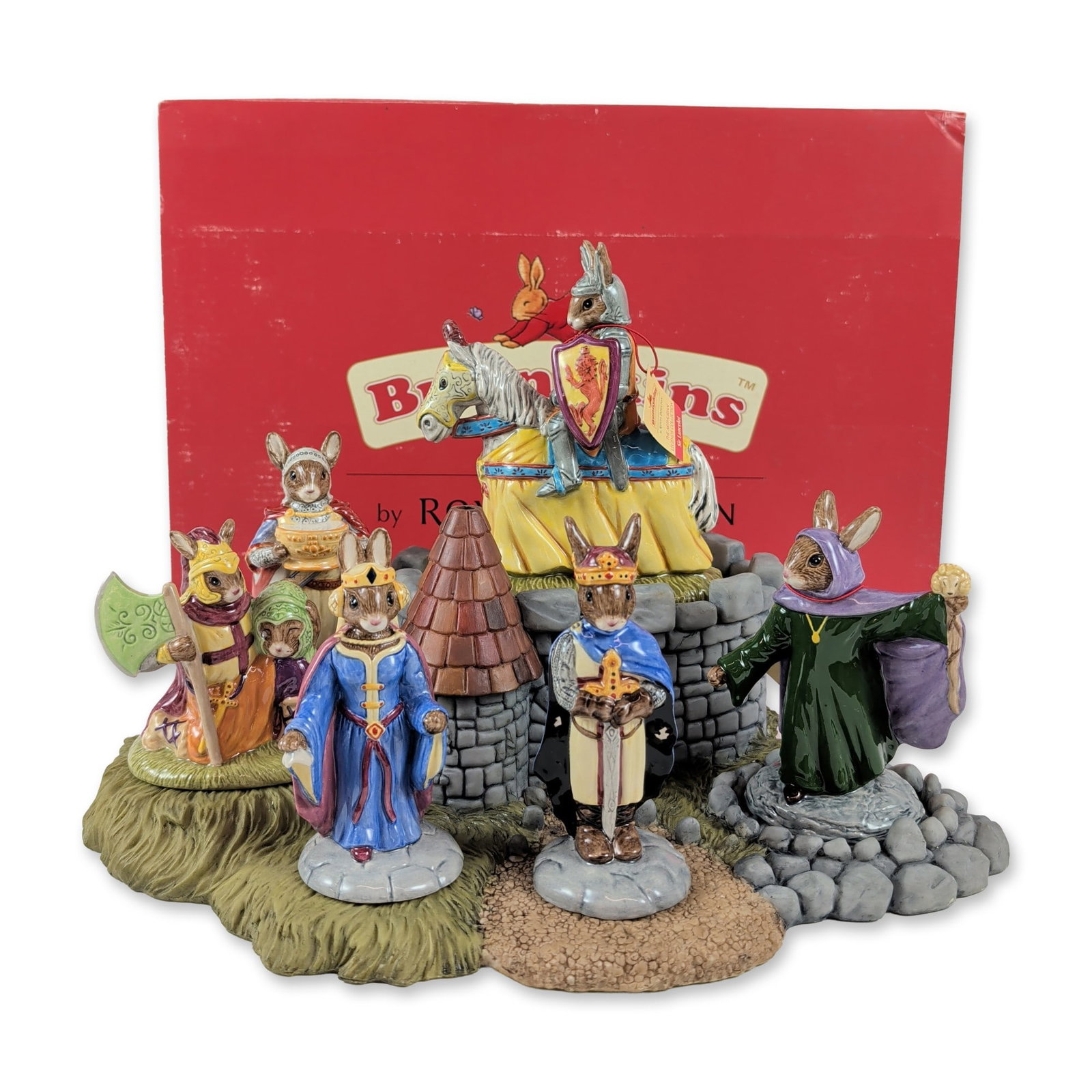 Royal Doulton Bunnykins Arthurian Legends Collection Figures (1 of 5)