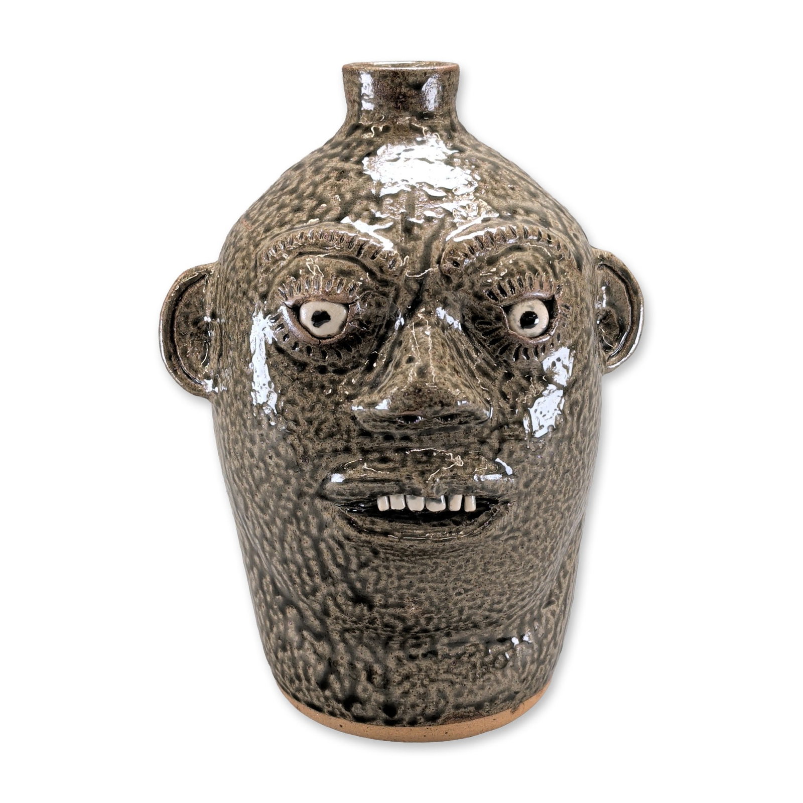A.G. Meaders Georgia Stoneware Face Jug (1 of 3)