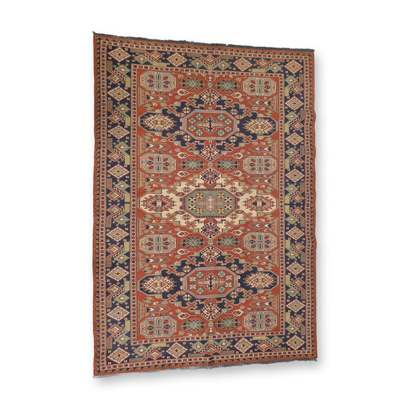Caucasian Wool Sumak Wool Rug (1 of 6)