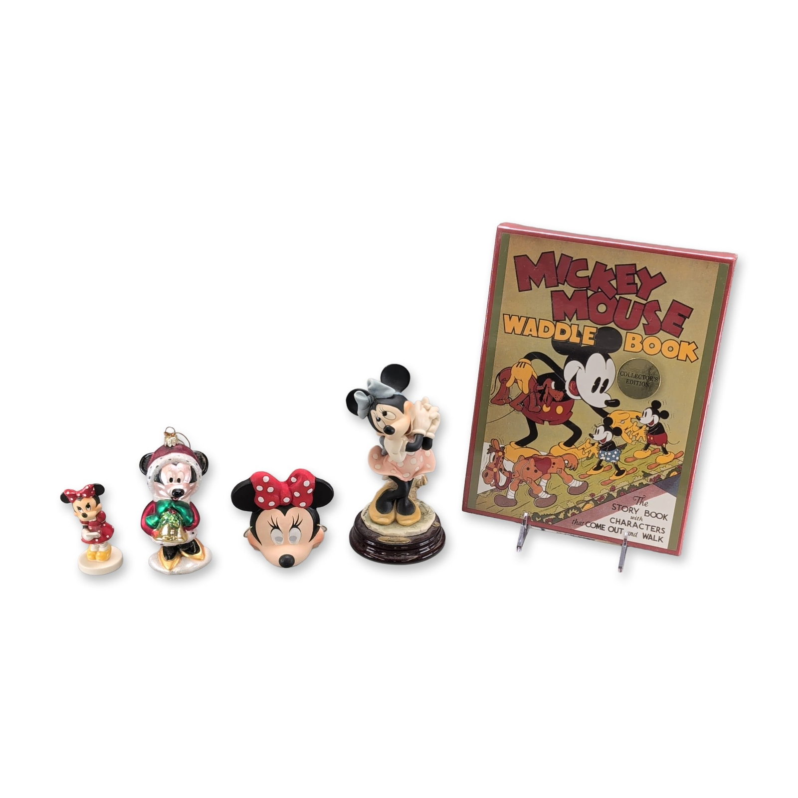 5pc Disney Mickey and Minnie Mouse Collectibles (1 of 3)