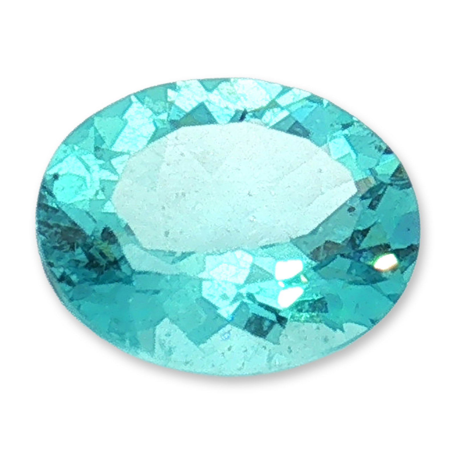 3.48ct Blue Apatite Gemstone: 3.48ct Blue Apatite measuring 11 x 9mm. It is a powerful crystal best known for clearing mental fog, boosting motivation, and enhancing communication. It is widely used to stimulate the throat and