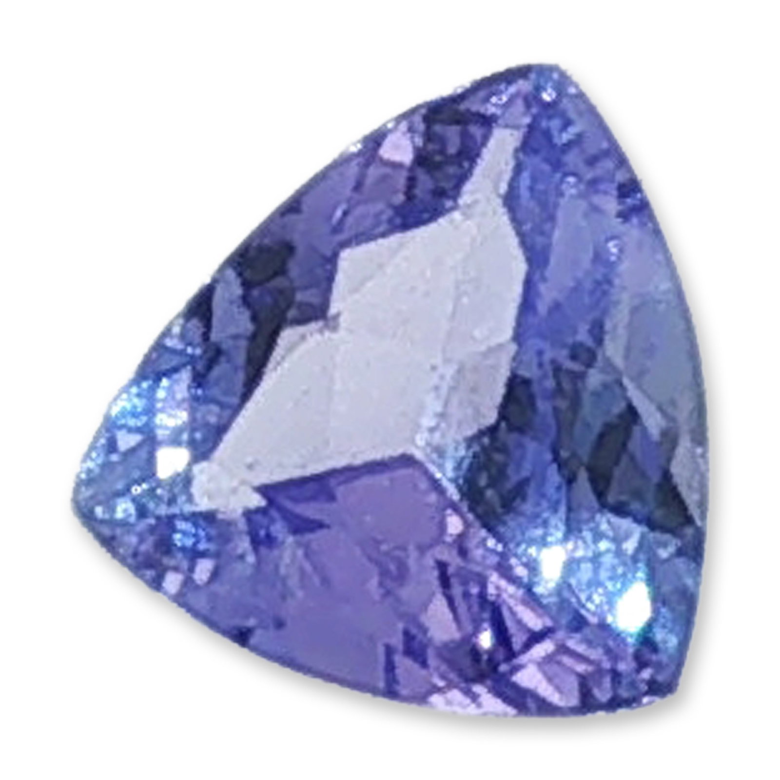 Tanzanite Gemstone: 0.42ct Tanzanite Gemstone measuring 5 x 5mm. Tanzanite is a rare, violet-blue gemstone primarily associated with spiritual transformation, higher consciousness, and emotional healing. While highly
