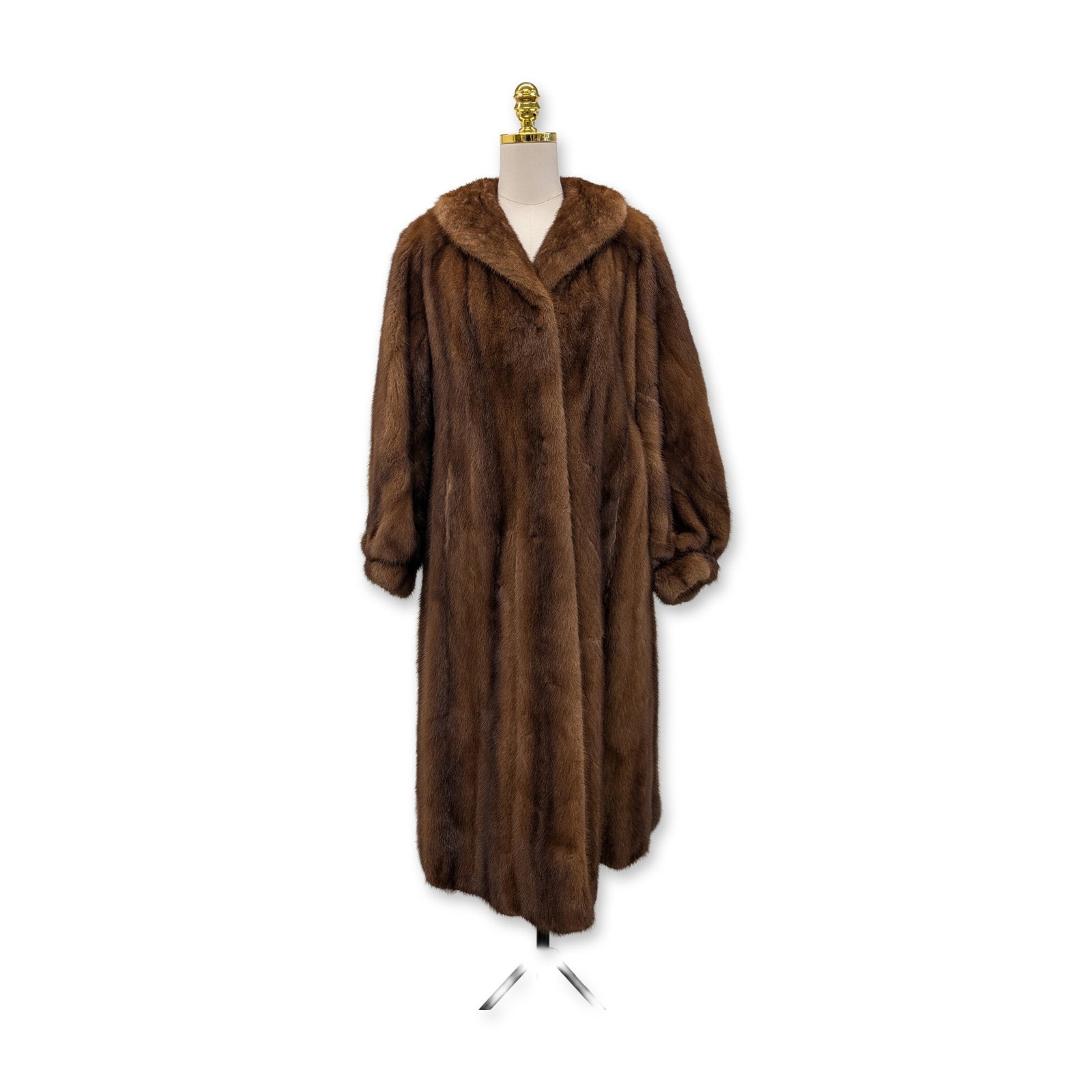Saga Mink Full-Length Fur Coat (1 of 4)