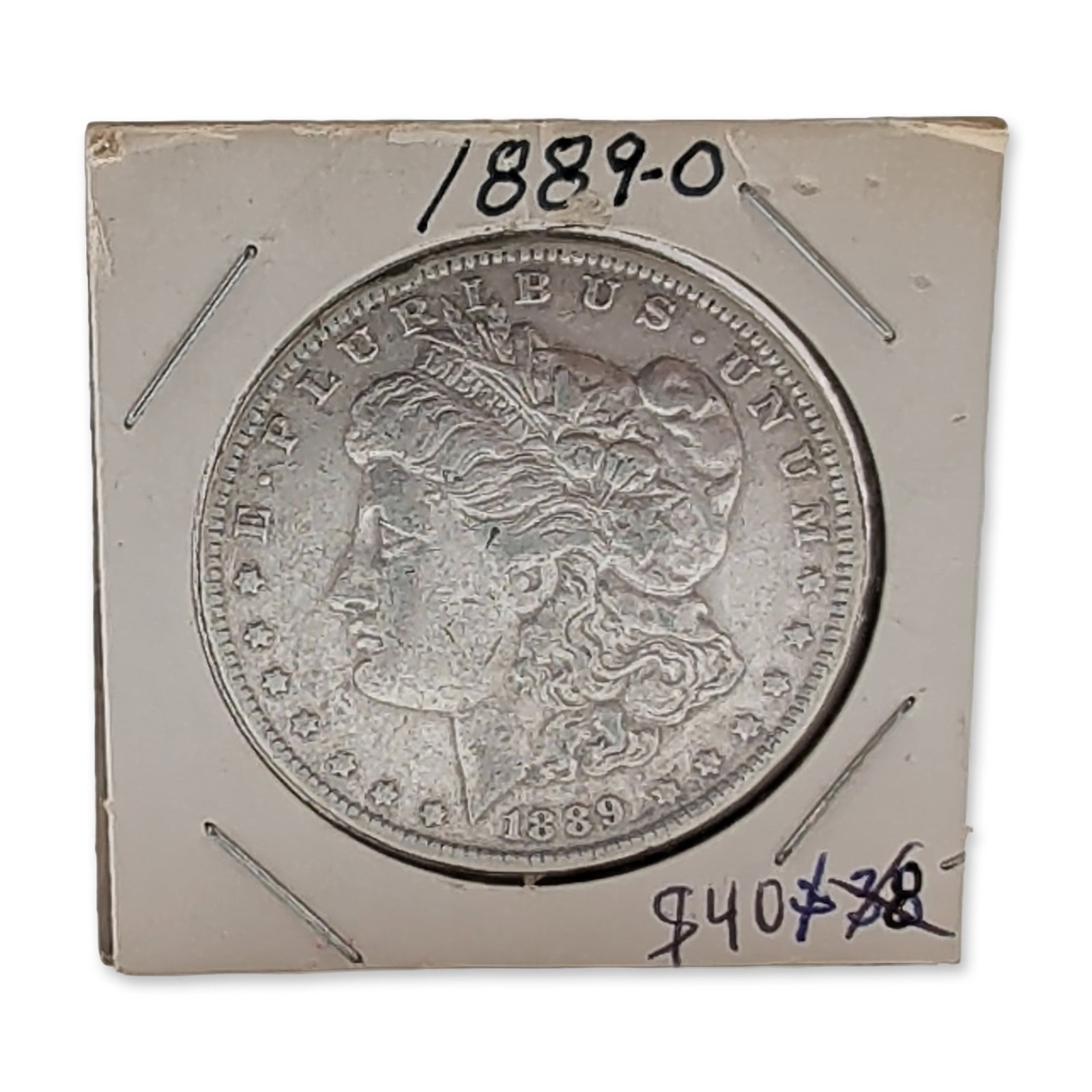 1889-O US Morgan Silver Dollar Coin (1 of 2)