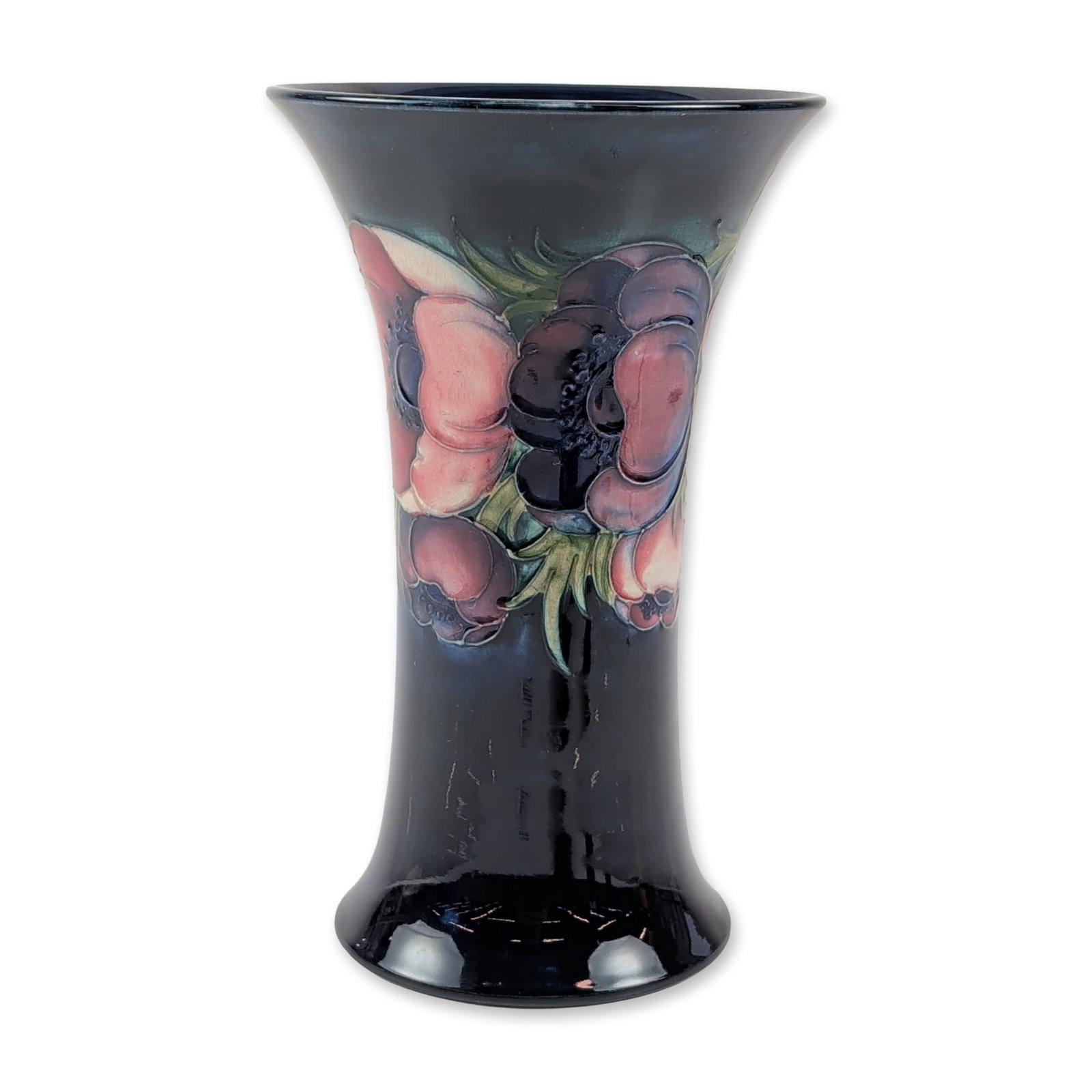 Walter Moorcroft Anemone Pattern Trumpet Vase (1 of 4)