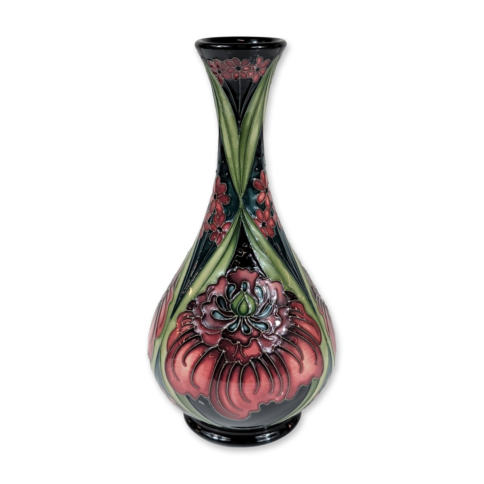 Moorcroft Red Eve Trumpet Vase (1 of 6)