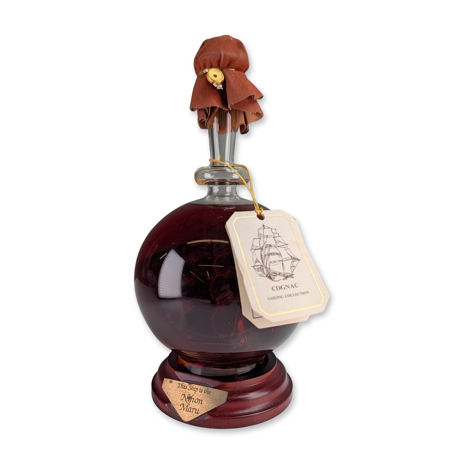 Landy Sailing Collection Nihon Maru Cognac Decanter w/ Base (1 of 5)