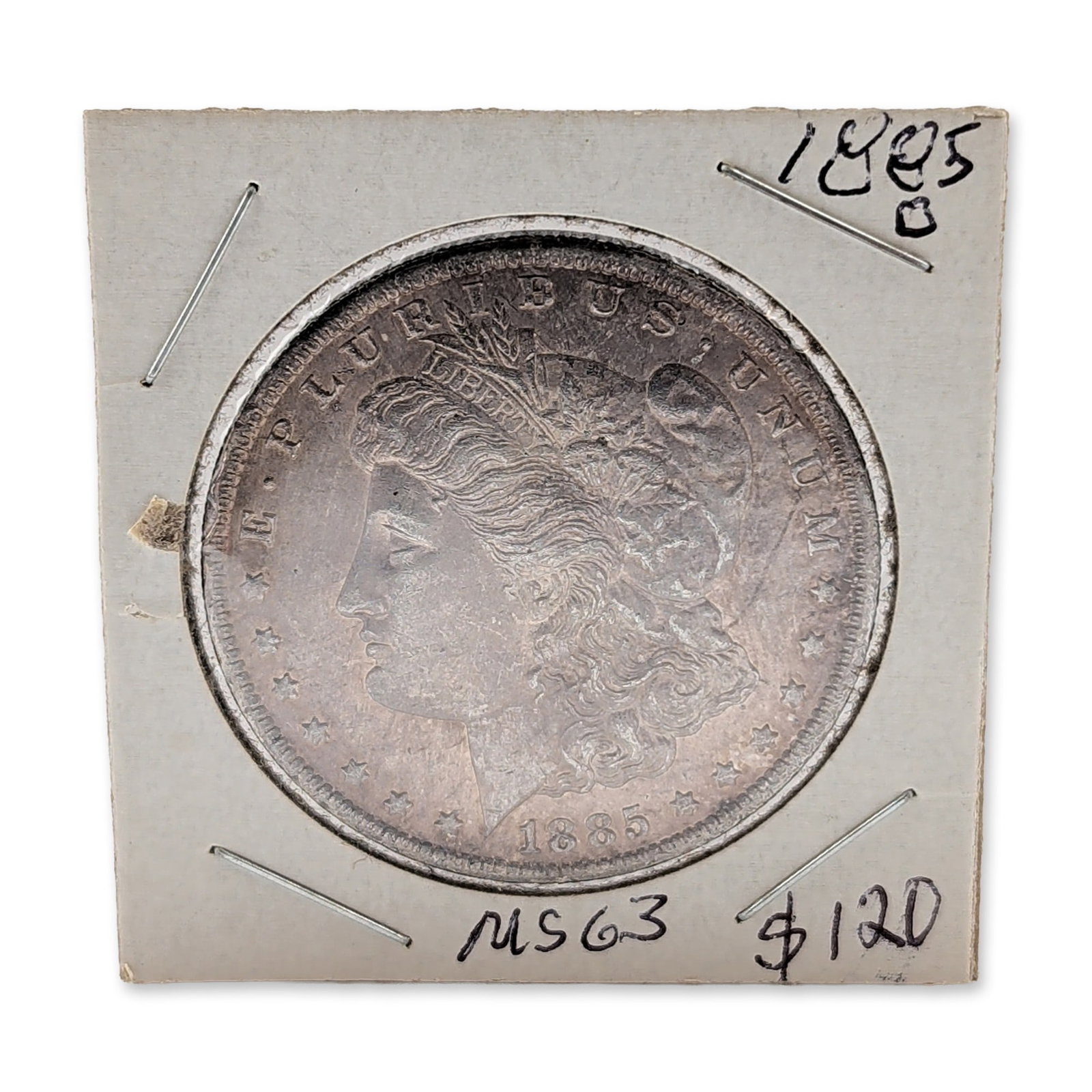 1885-O US Morgan Silver Dollar Coin (1 of 2)