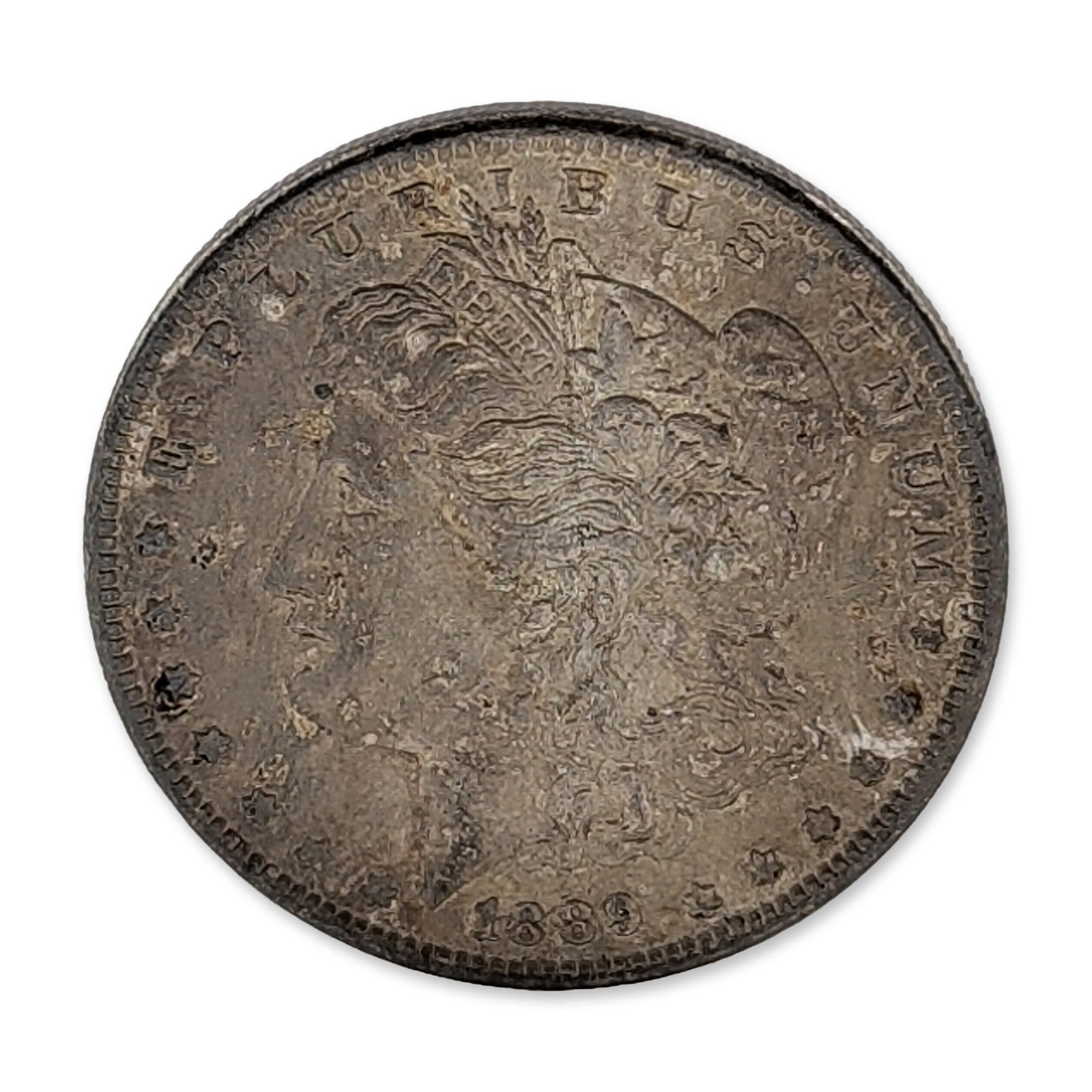 1889 Morgan Silver Dollar Coin (1 of 2)