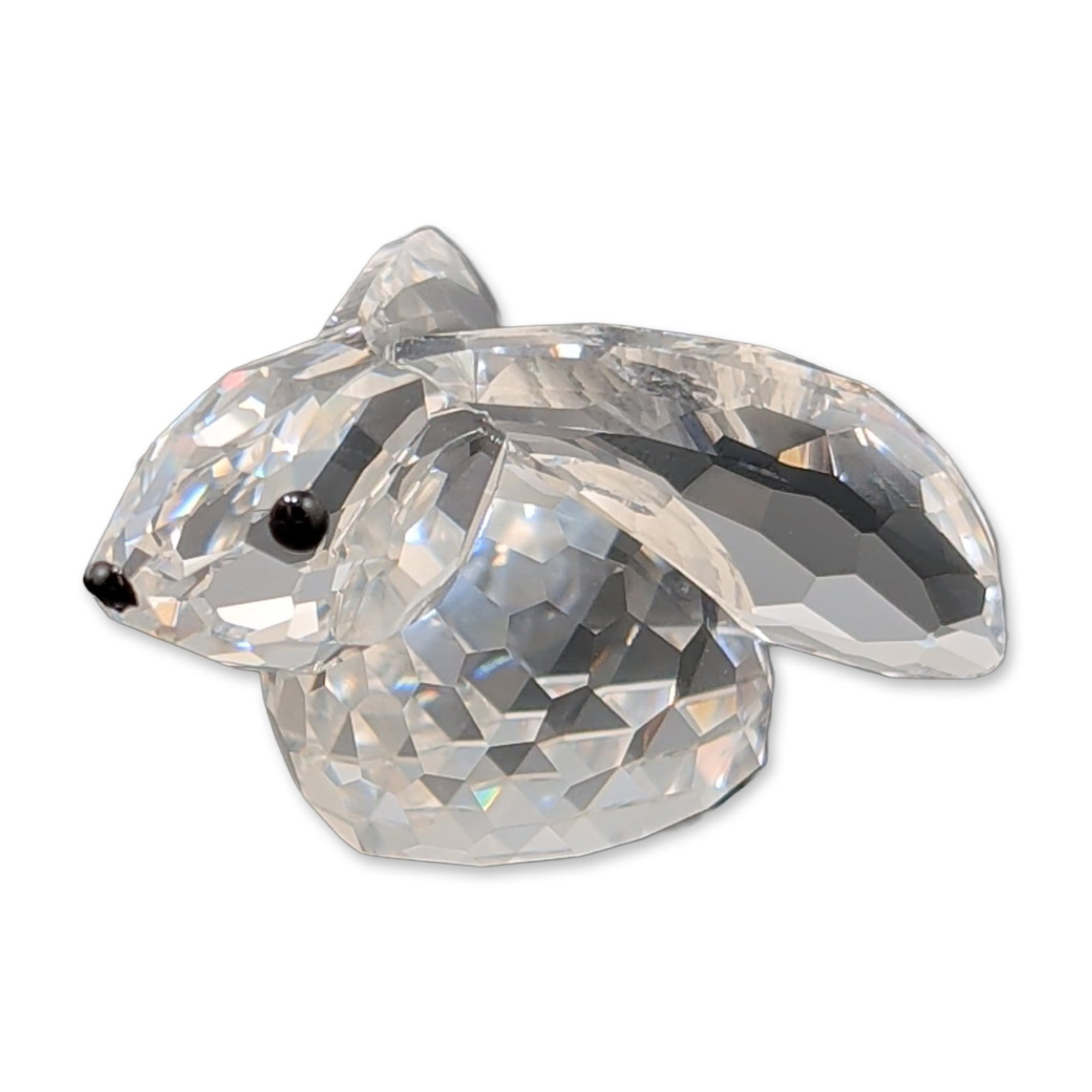 Swarovski Silver Crystal Sitting Bunny Rabbit Figurine (1 of 5)