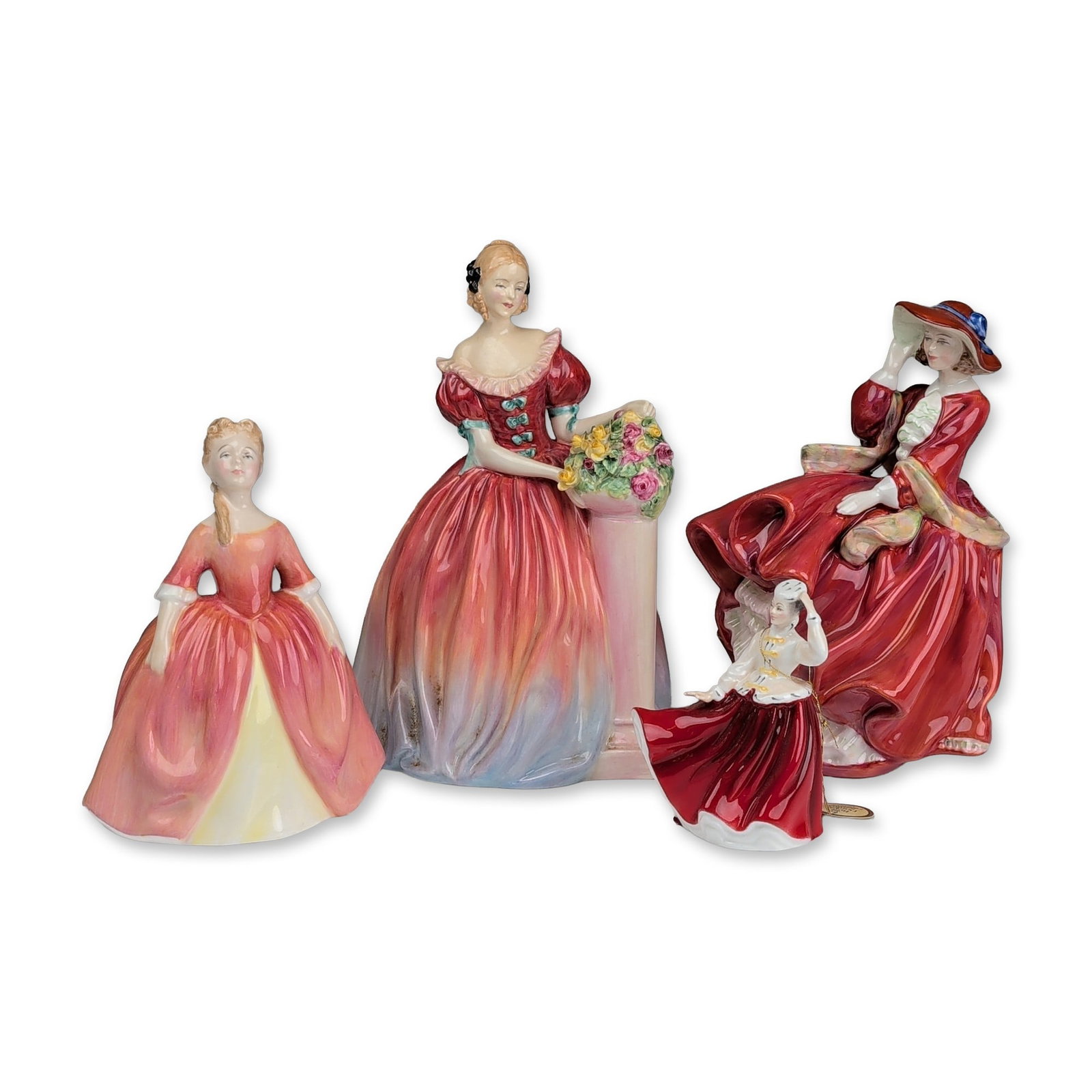 4pc Royal Doulton Figurines, Roseanna, Top o' the Hill, Debbie, Gail (1 of 4)