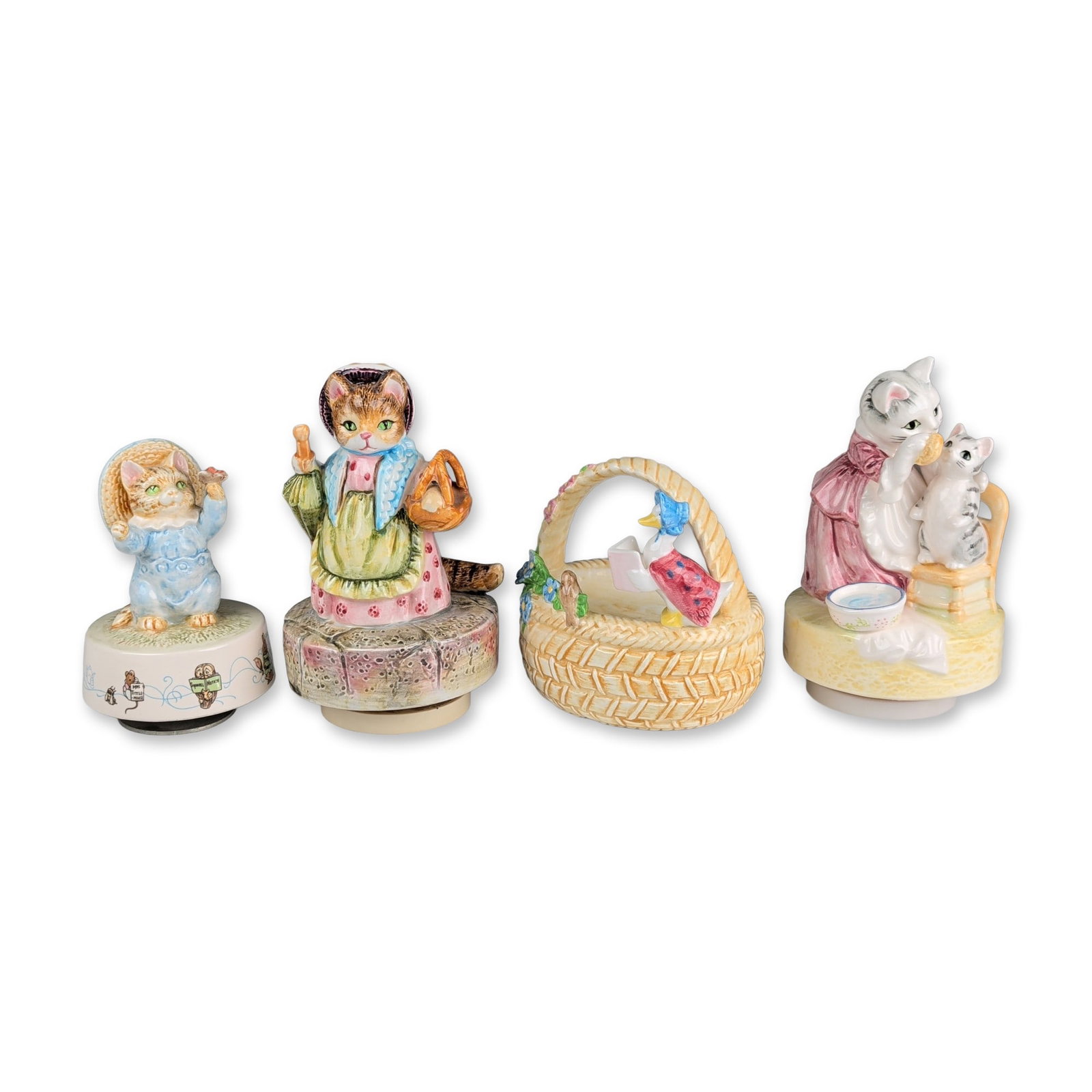 4pc Schmid Beatrix Potter Musical Figurines (1 of 3)