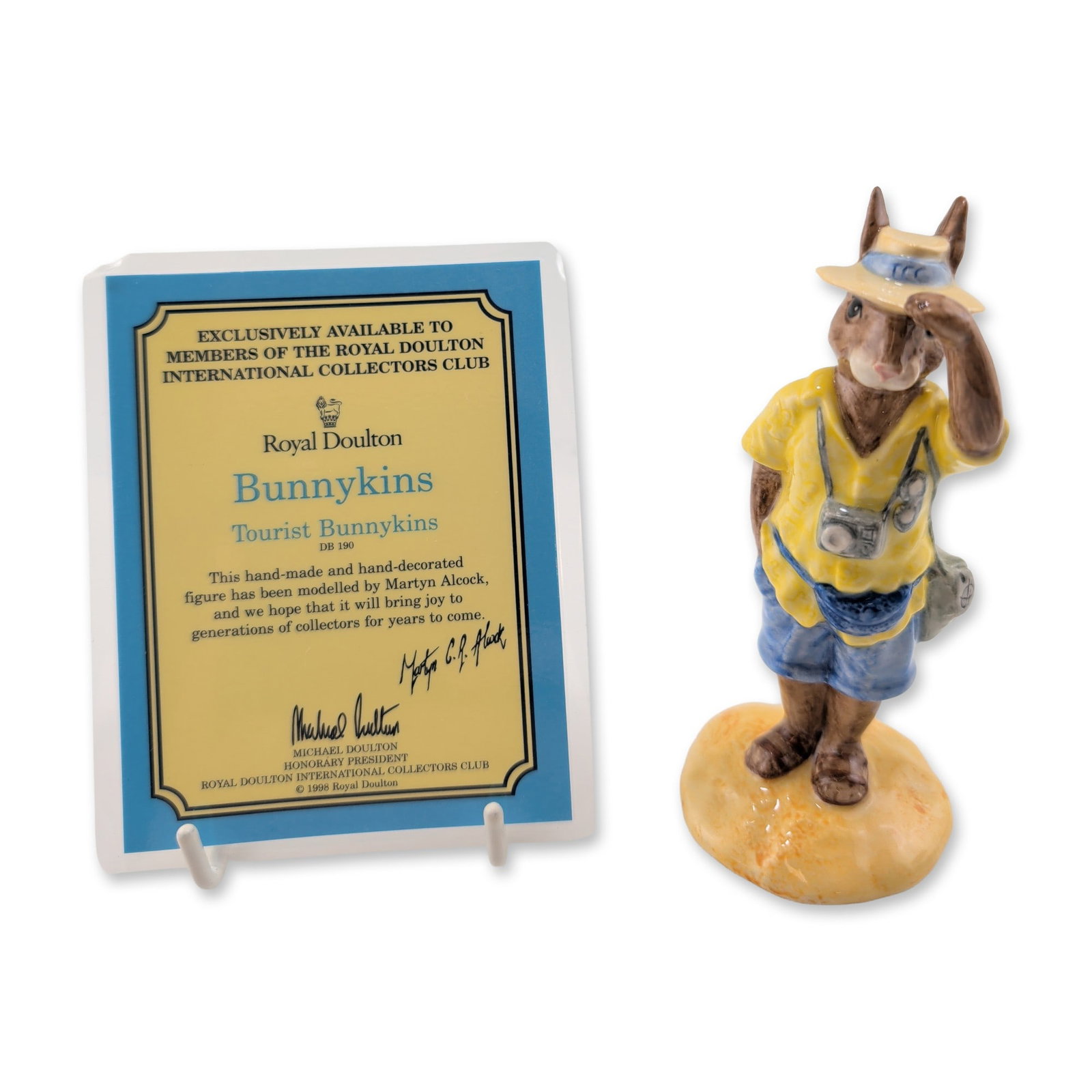 Royal Doulton Tourist Bunnykins Porcelain Figurine with COA (1 of 4)