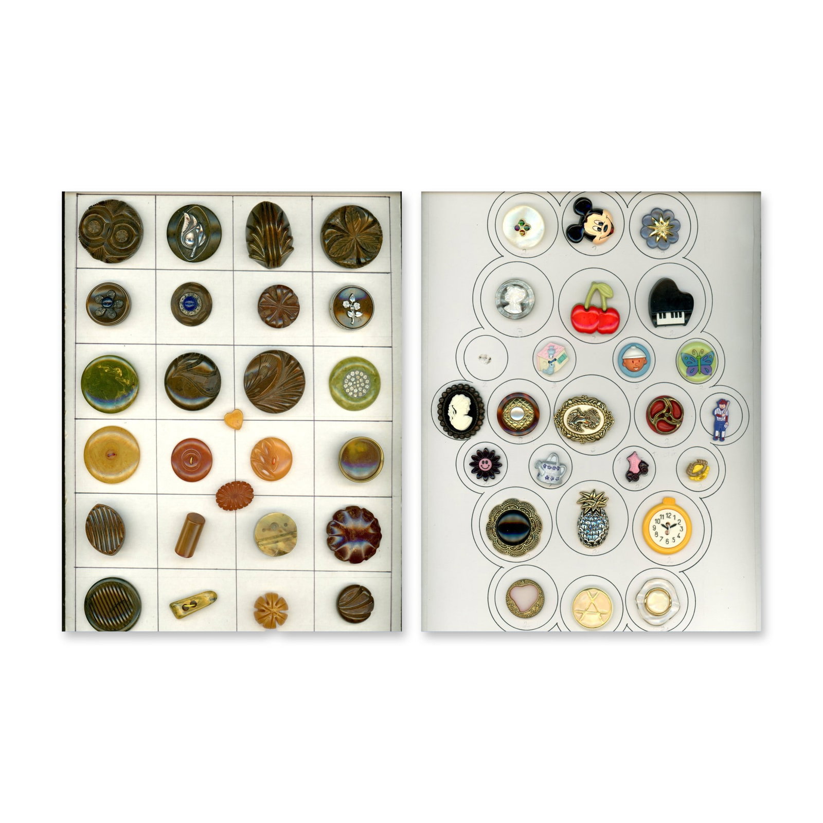 A LOT OF DIVISION THREE PLASTIC BUTTONS (1 of 3)