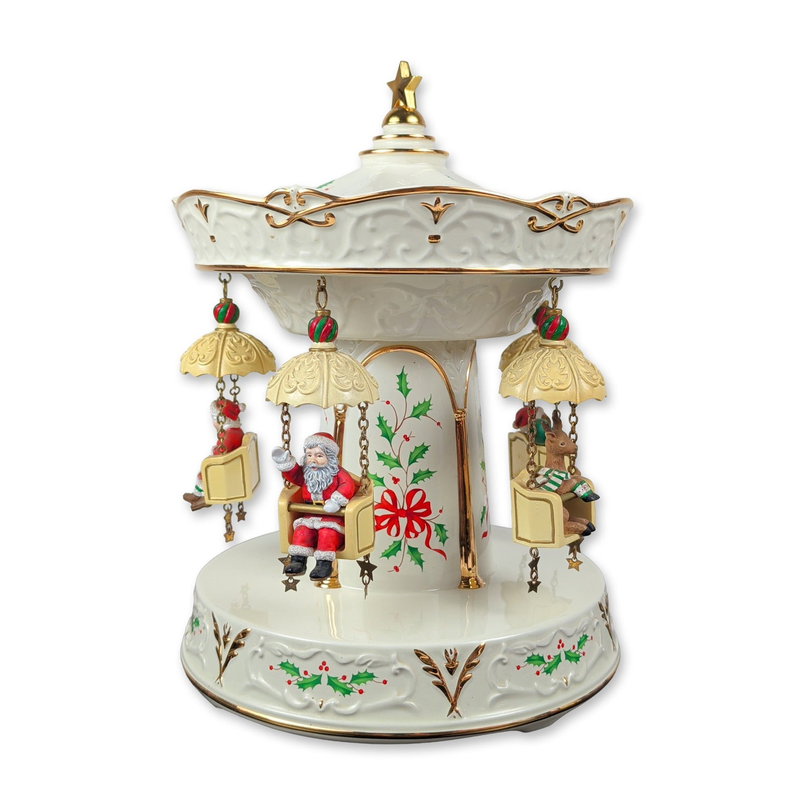 Lenox Holiday Carnival Swing Porcelain Music Box (1 of 5)
