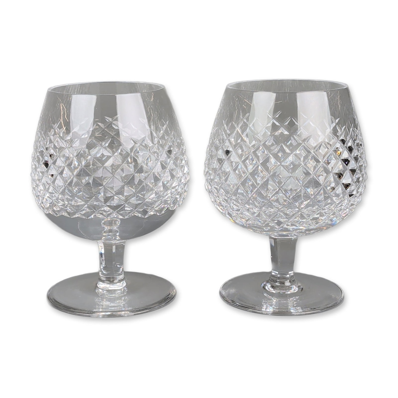 Pair of Waterford Crystal Brandy Snifters, Alana Pattern (1 of 4)