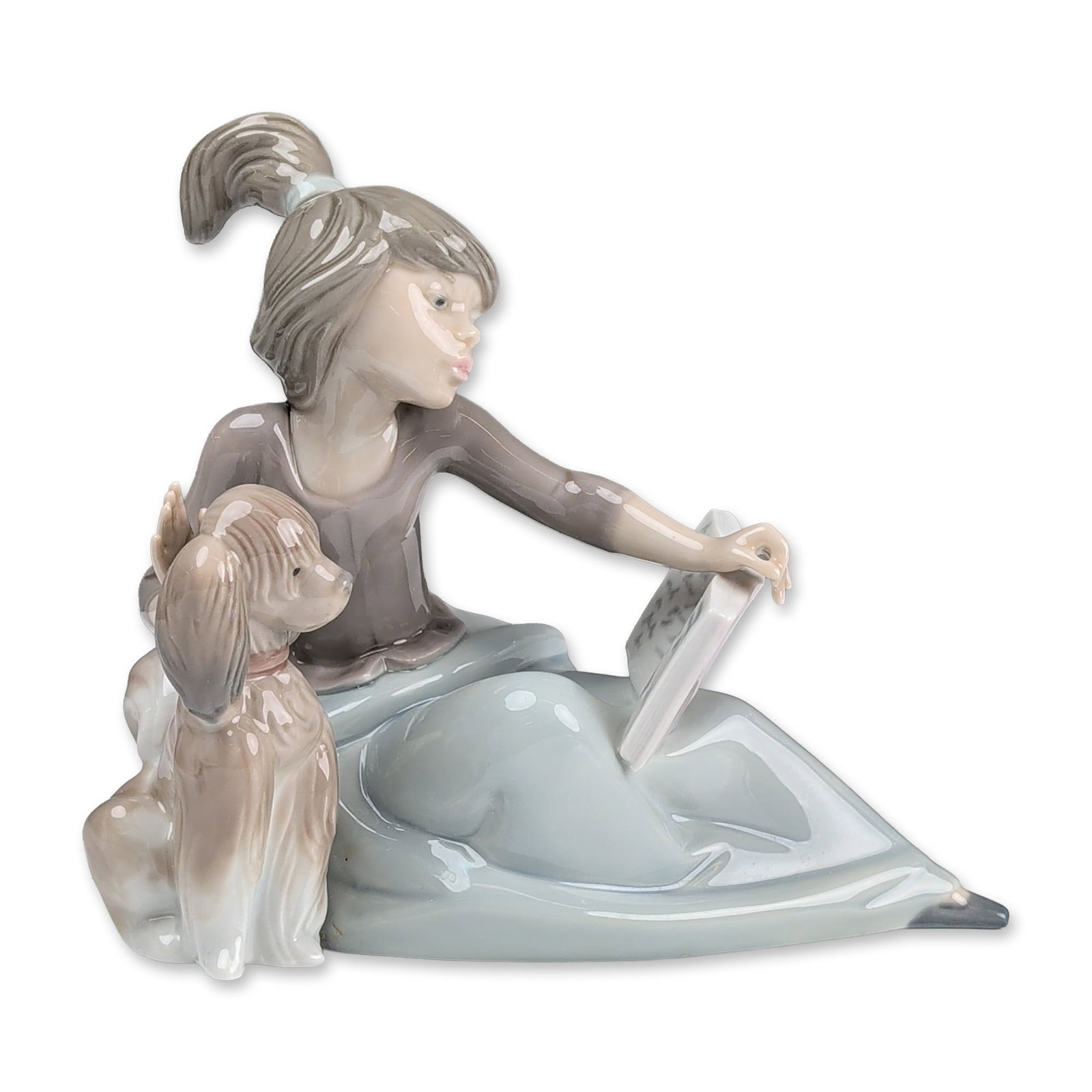 Lladro Porcelain Figurine, A Lesson Shared 01005475 (1 of 5)
