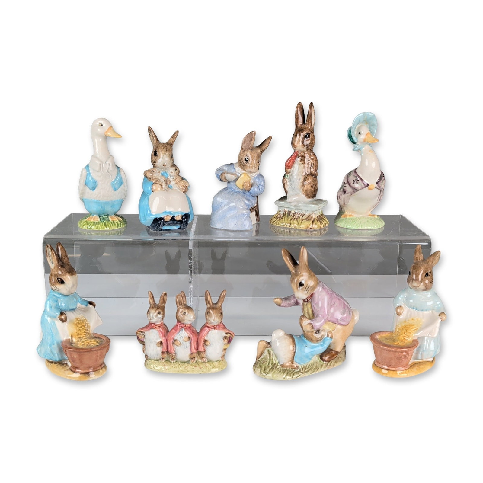 9pc Beswick Beatrix Potter Ceramic Figurines (1 of 3)