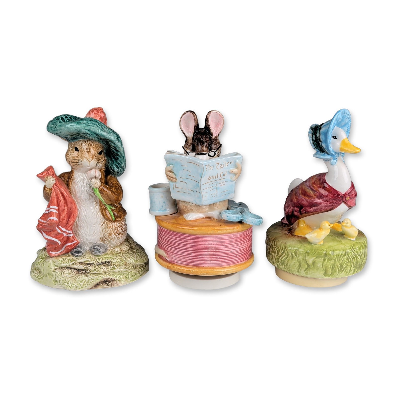 3pc Schmid Beatrix Potter Musical Figurines (1 of 3)