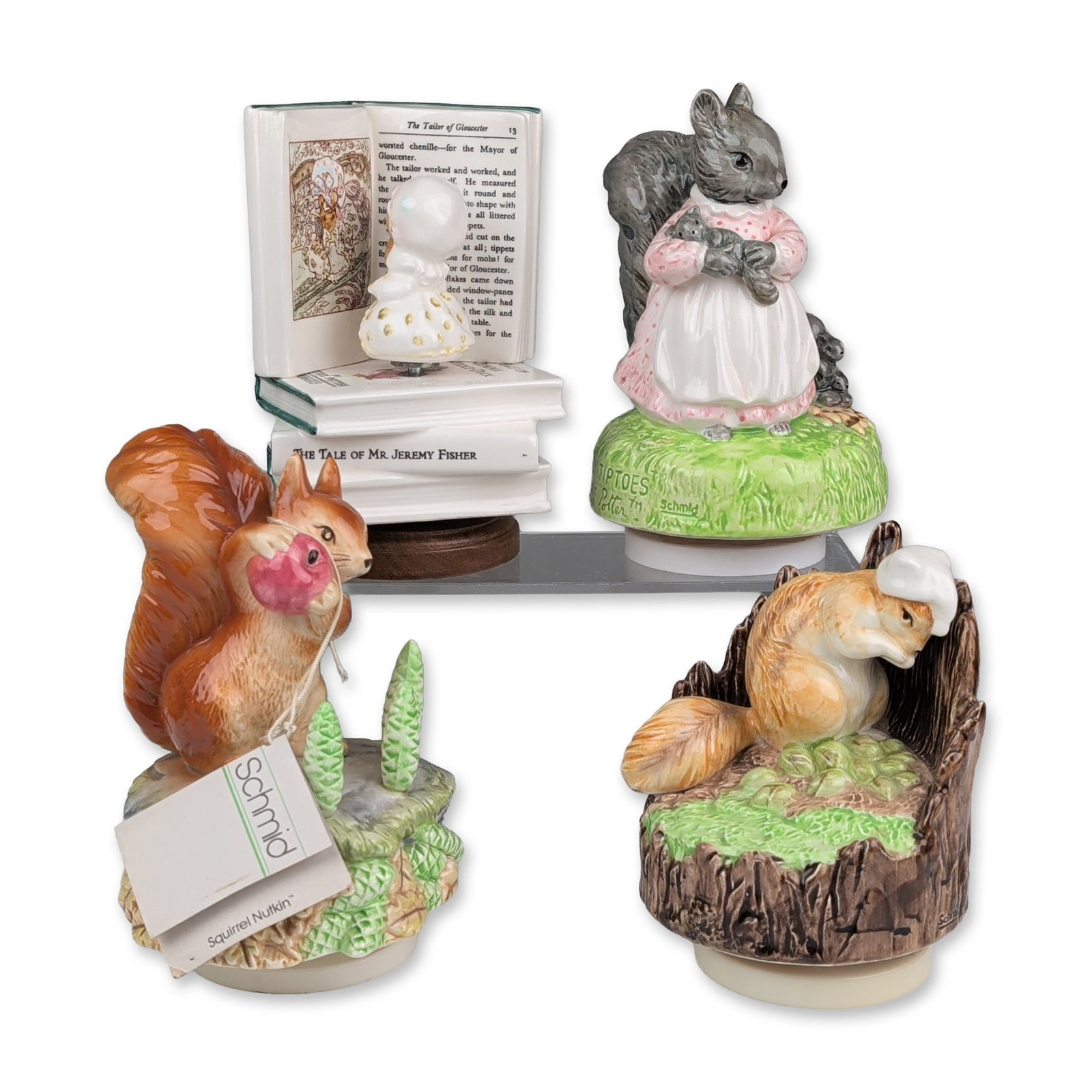 4pc Schmid Beatrix Potter Musical Figurines (1 of 5)