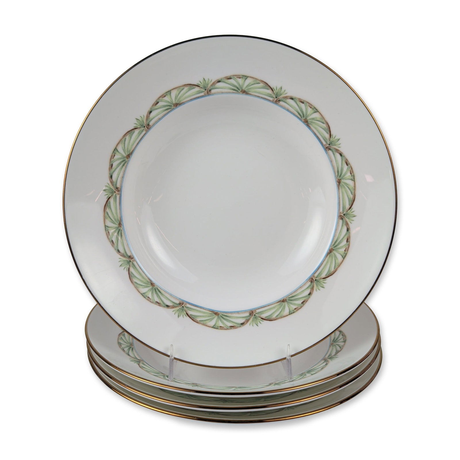 4pc Lenox British Colonial Shutter Porcelain Soup Bowls (1 of 4)