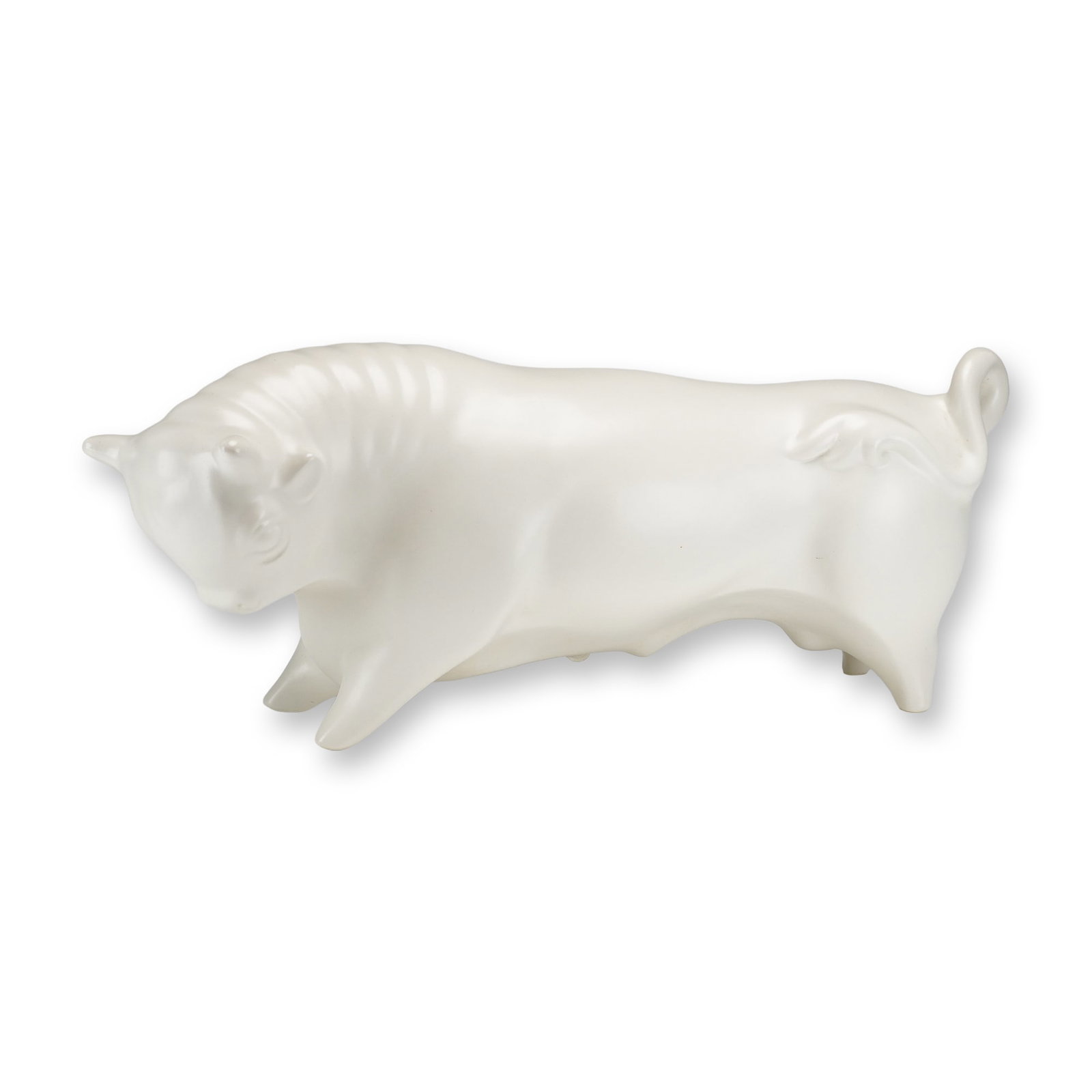Wedgwood by Arnold Machin Queen's Ware Taurus the Bull Figurine, 1959 (1 of 4)
