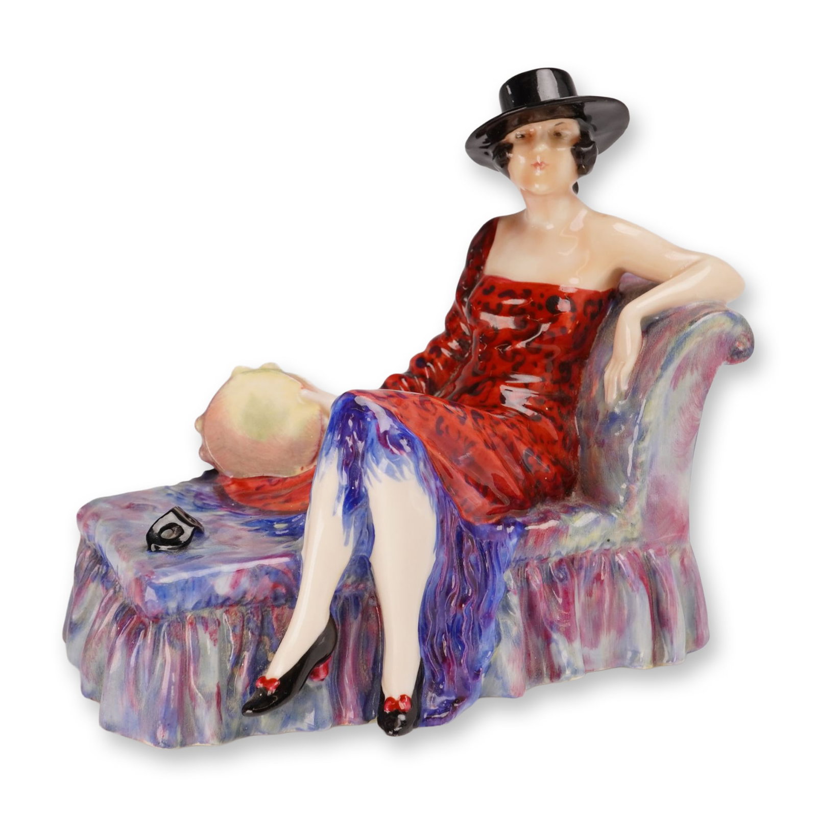Royal Doulton Art Deco Porcelain Figurine, Dulcinea HN1343 (1 of 3)