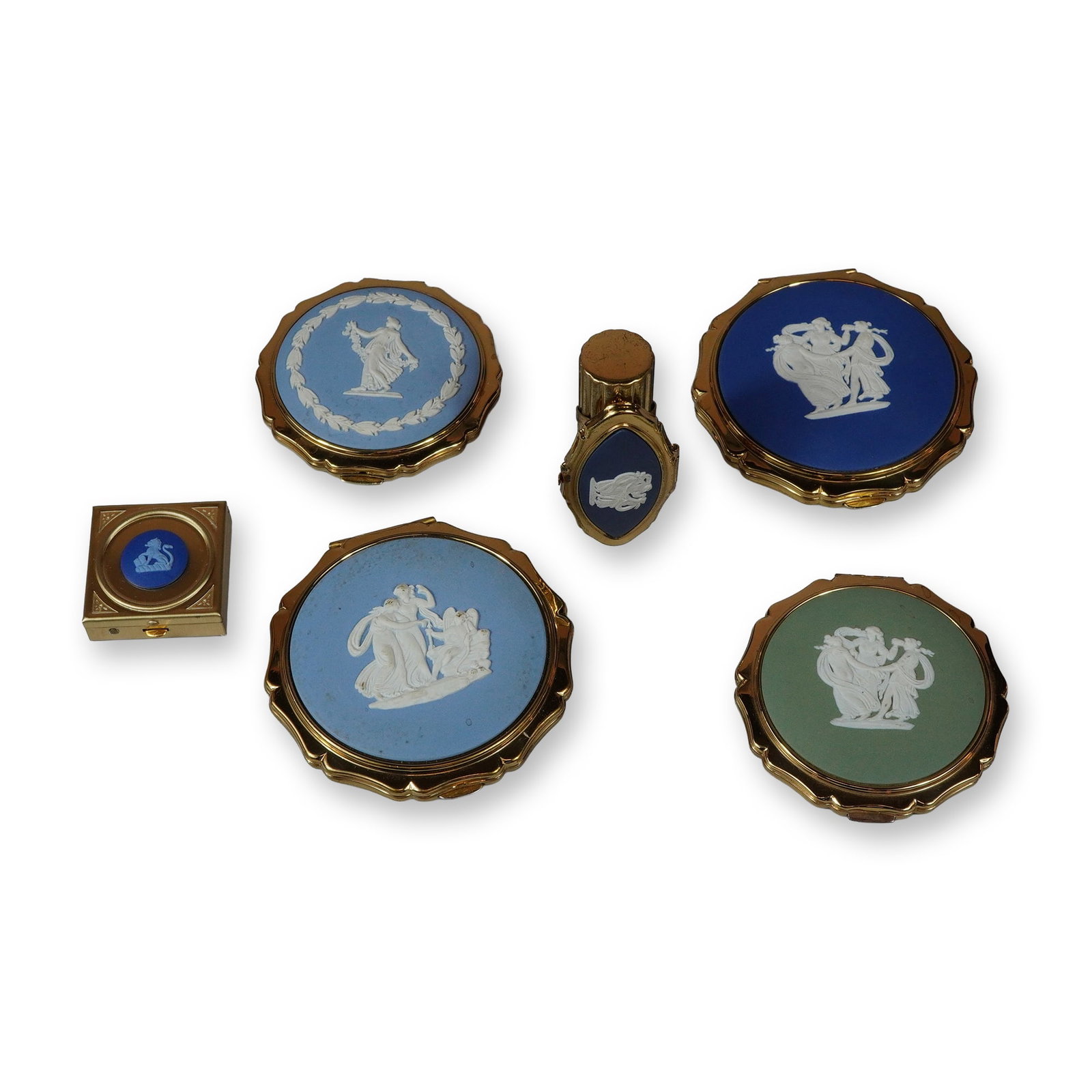 6pc Wedgwood with Stratton Jasperware Vanity Accessories (1 of 4)
