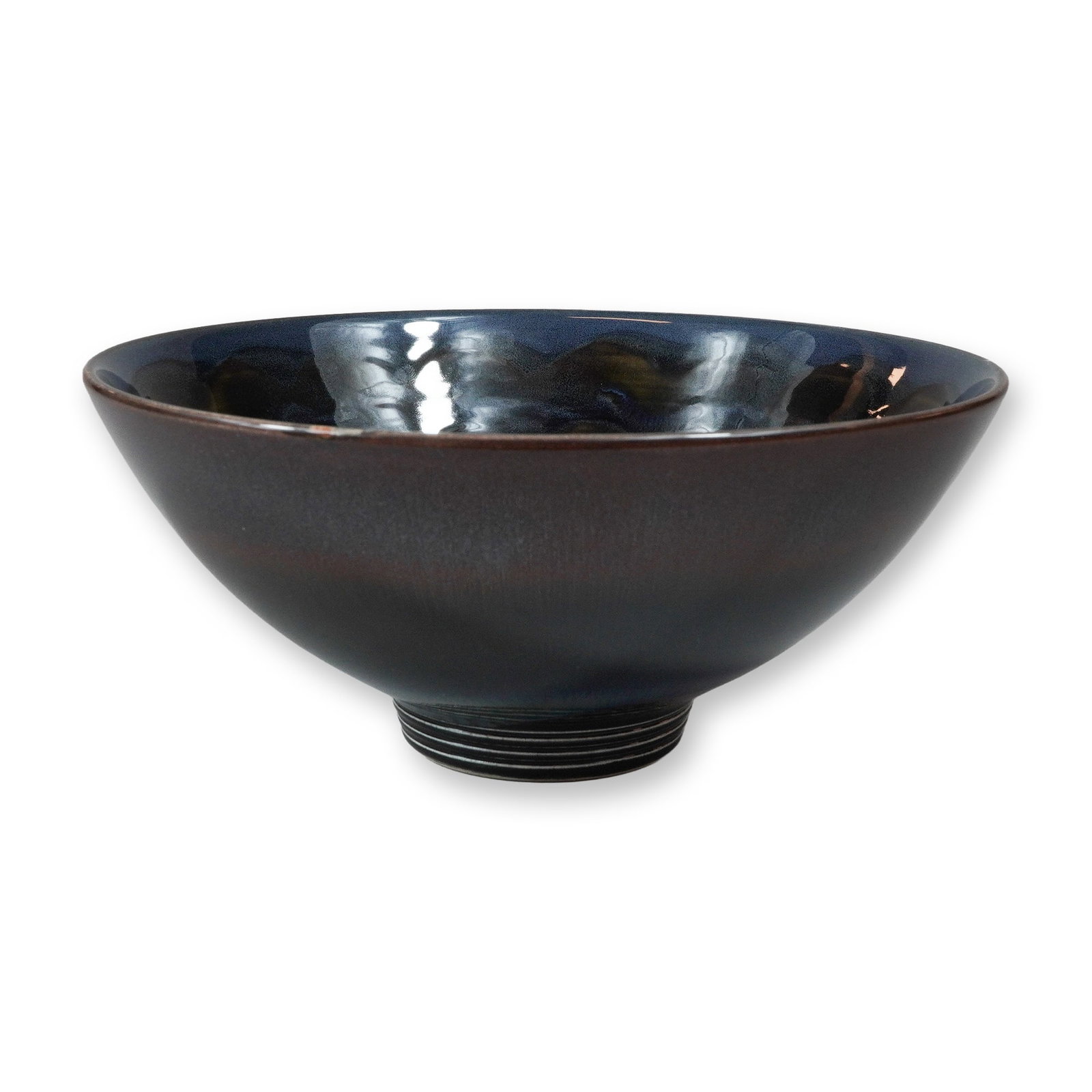 Wedgwood Art Pottery Aventurine Glaze Bowl by Norman Wilson (1 of 4)