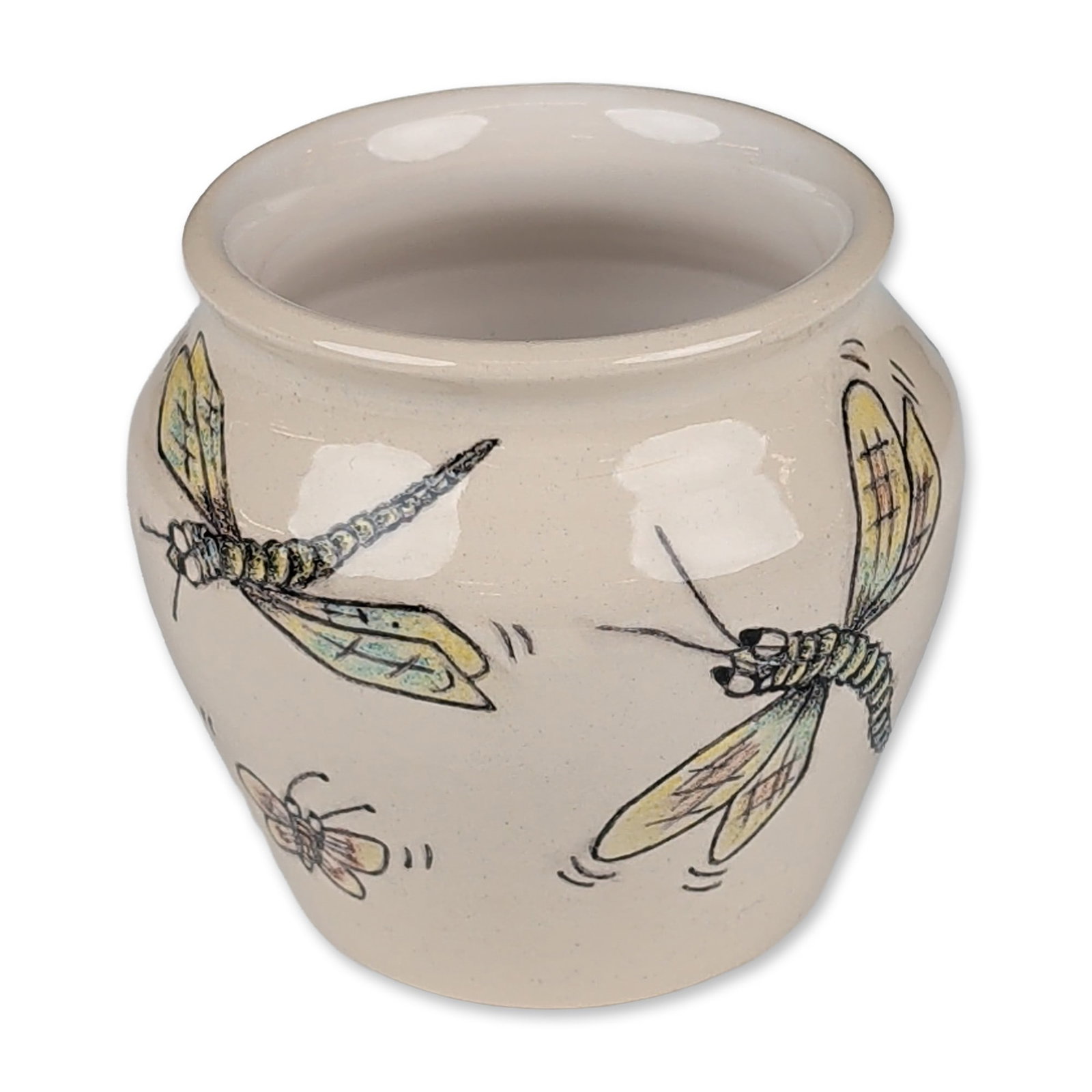 Andrew Hull Stoneware Small Vase, Bugs M3 (1 of 5)