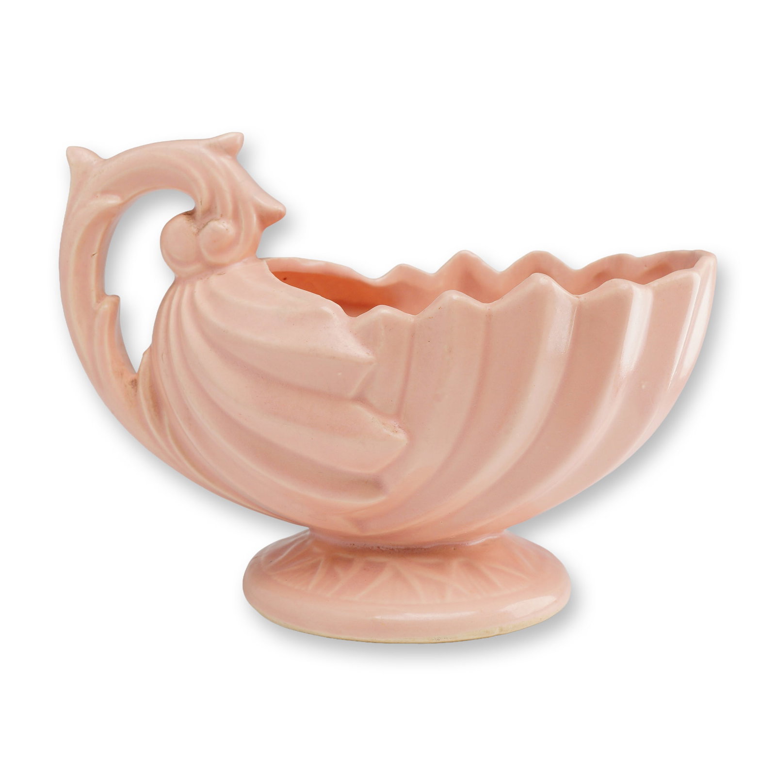 McCoy Pink Shell Planter