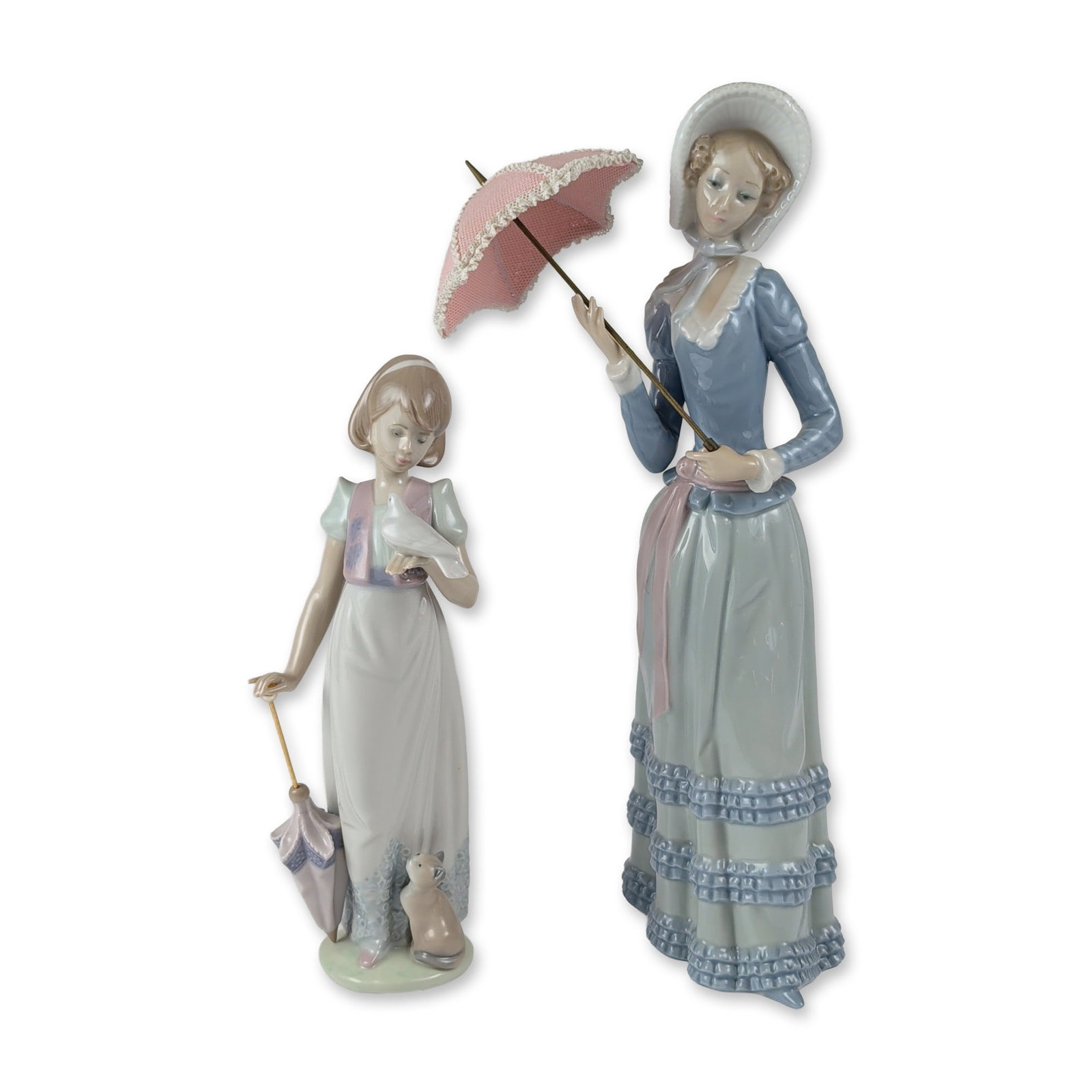 2pc Lladro Glazed Porcelain Figurines 1004879 & 1007611 (1 of 5)