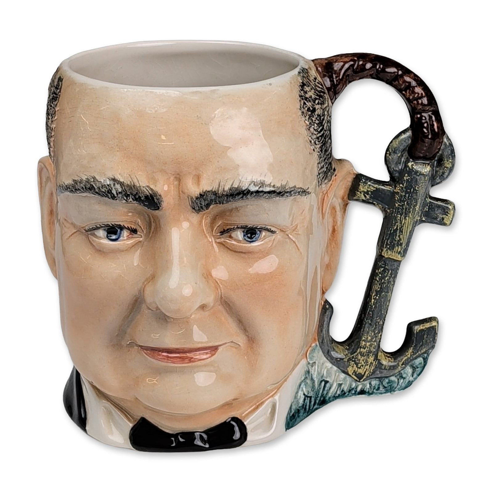 Shorter and Son Staffordshire Winston Churchill Character Jug (1 of 7)