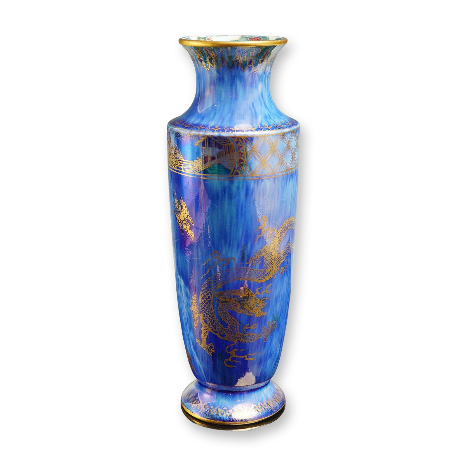 Wedgwood Fairyland Lustre Dragon Vase, Z4829 (1 of 3)